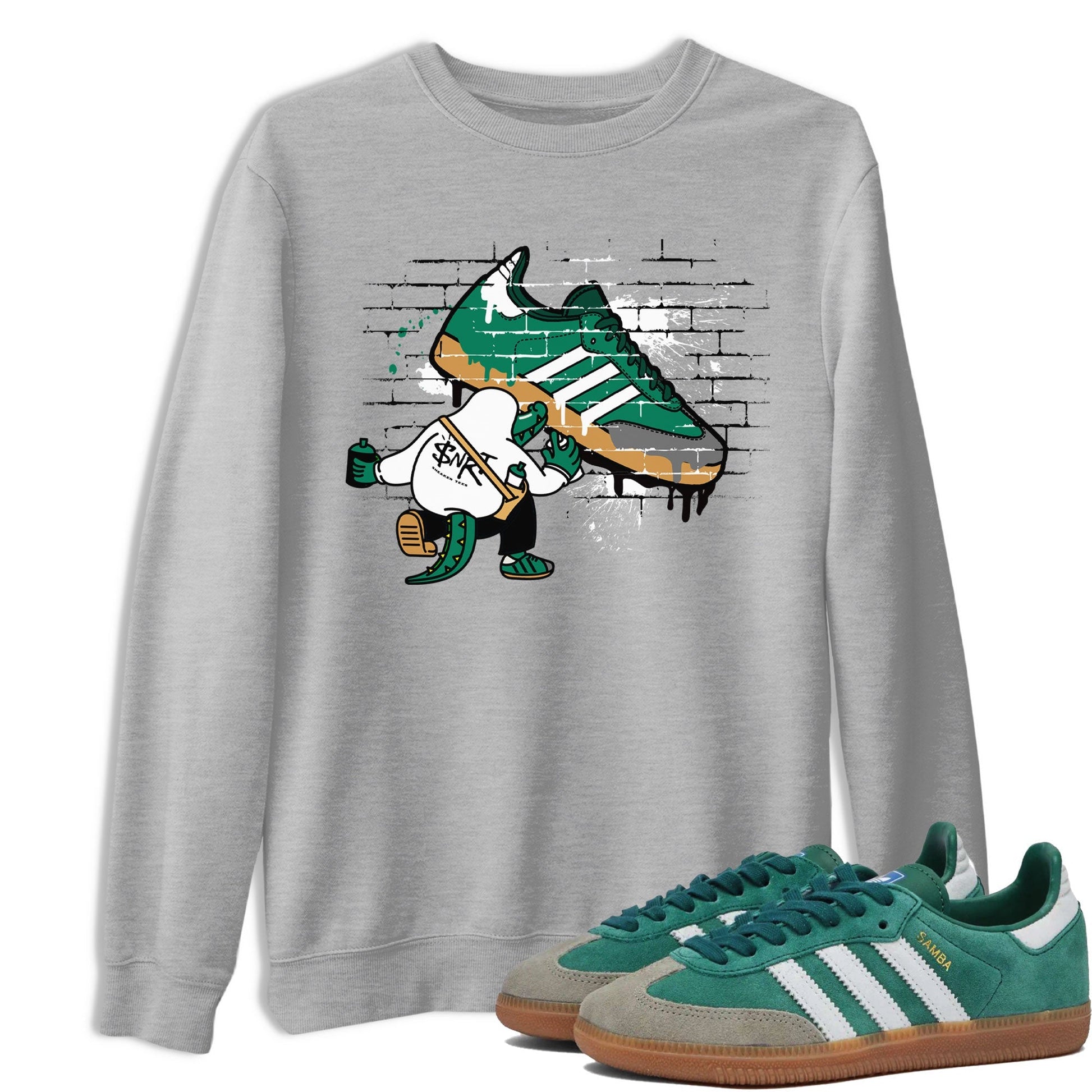 Crocodile Artist Sneaker Tee - Samba Collegiate Green Gum