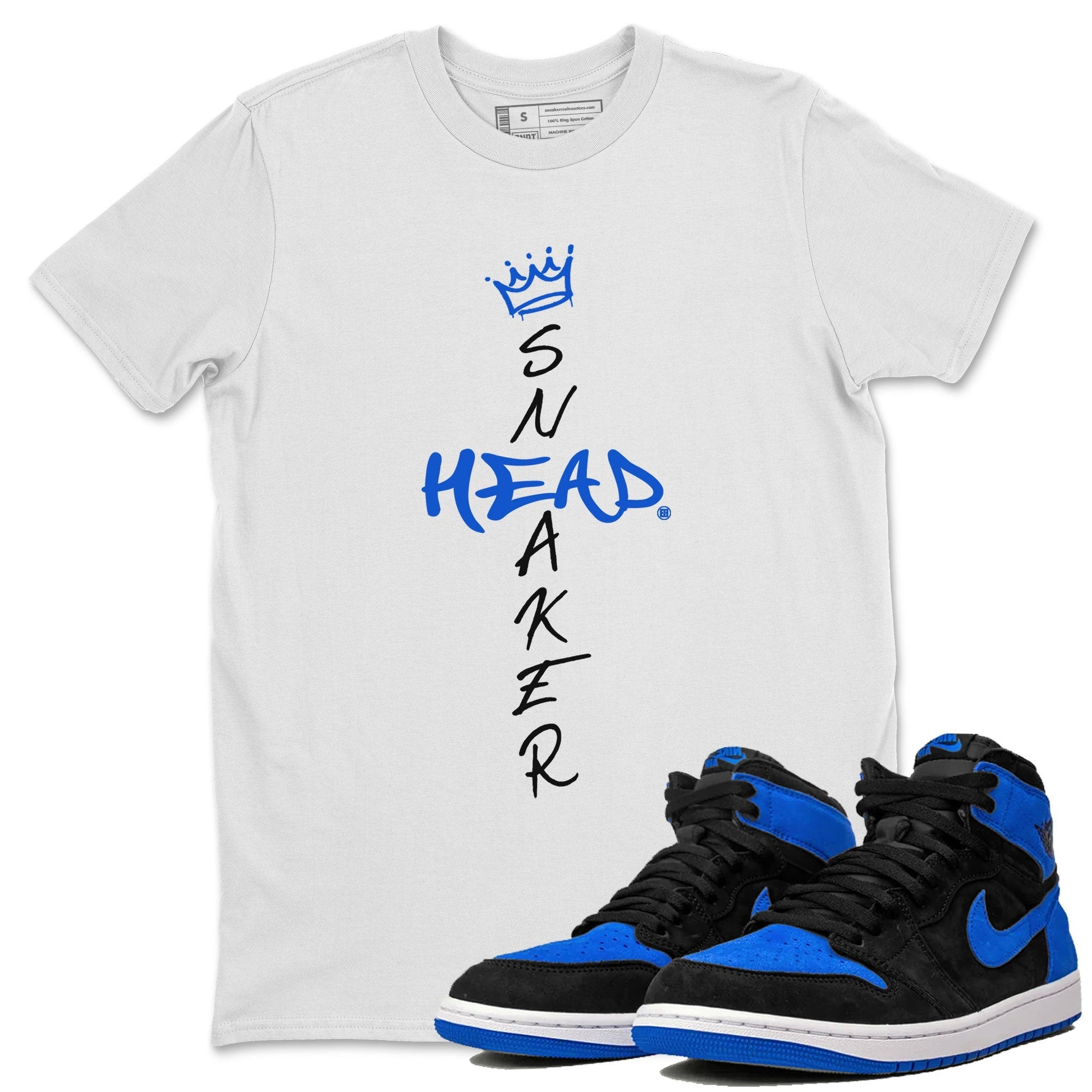 Cross Sneakerhead Sneaker Tee - Air Jordan 1 Royal Reimagined
