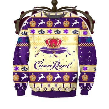 Crown Royal Navy Ugly Christmas Sweater 2022 ? Usalast