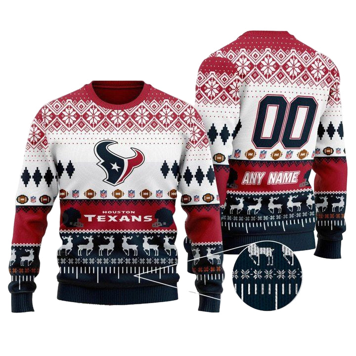 Custom Name Number Nfl Indianapolis Colts Playing Field Ugly Christmas Sweater ? Usalast