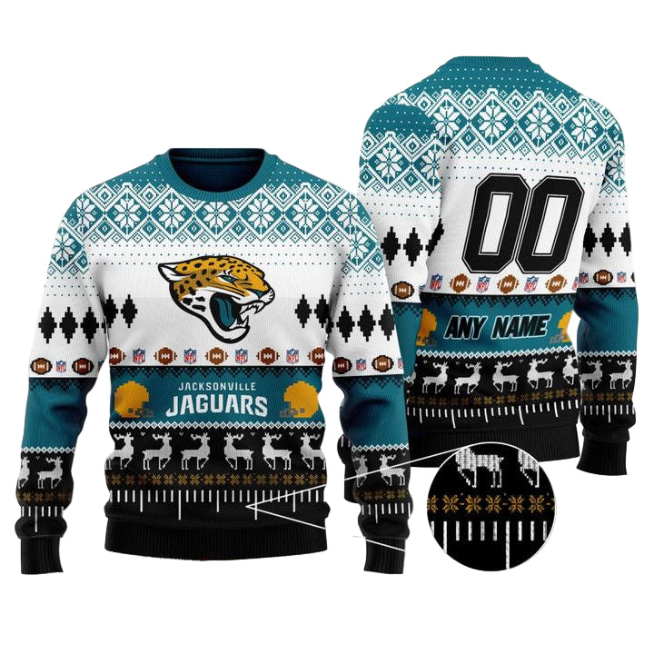 Custom Name Number Nfl Kansas City Chiefs Playing Field Ugly Christmas Sweater ? Usalast