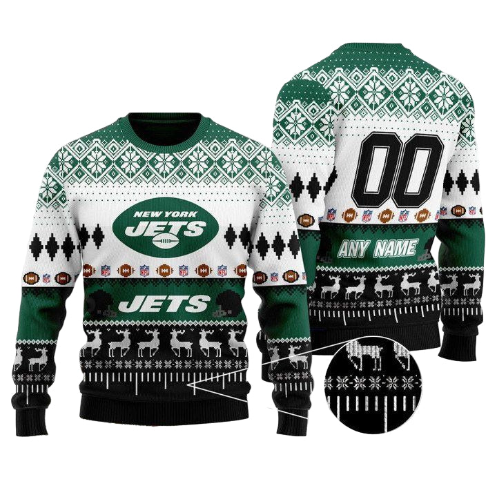 Custom Name Number Nfl Philadelphia Eagles Playing Field Ugly Christmas Sweater ? Usalast