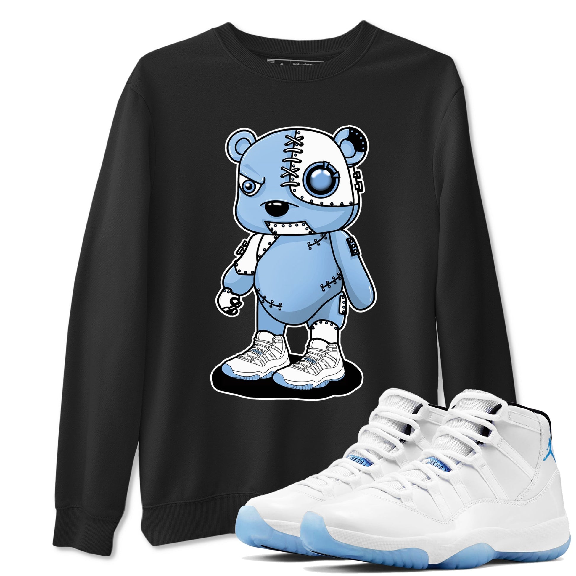 Cyborg Bear Sneaker Tees - Air Jordan 11 Legend Blue