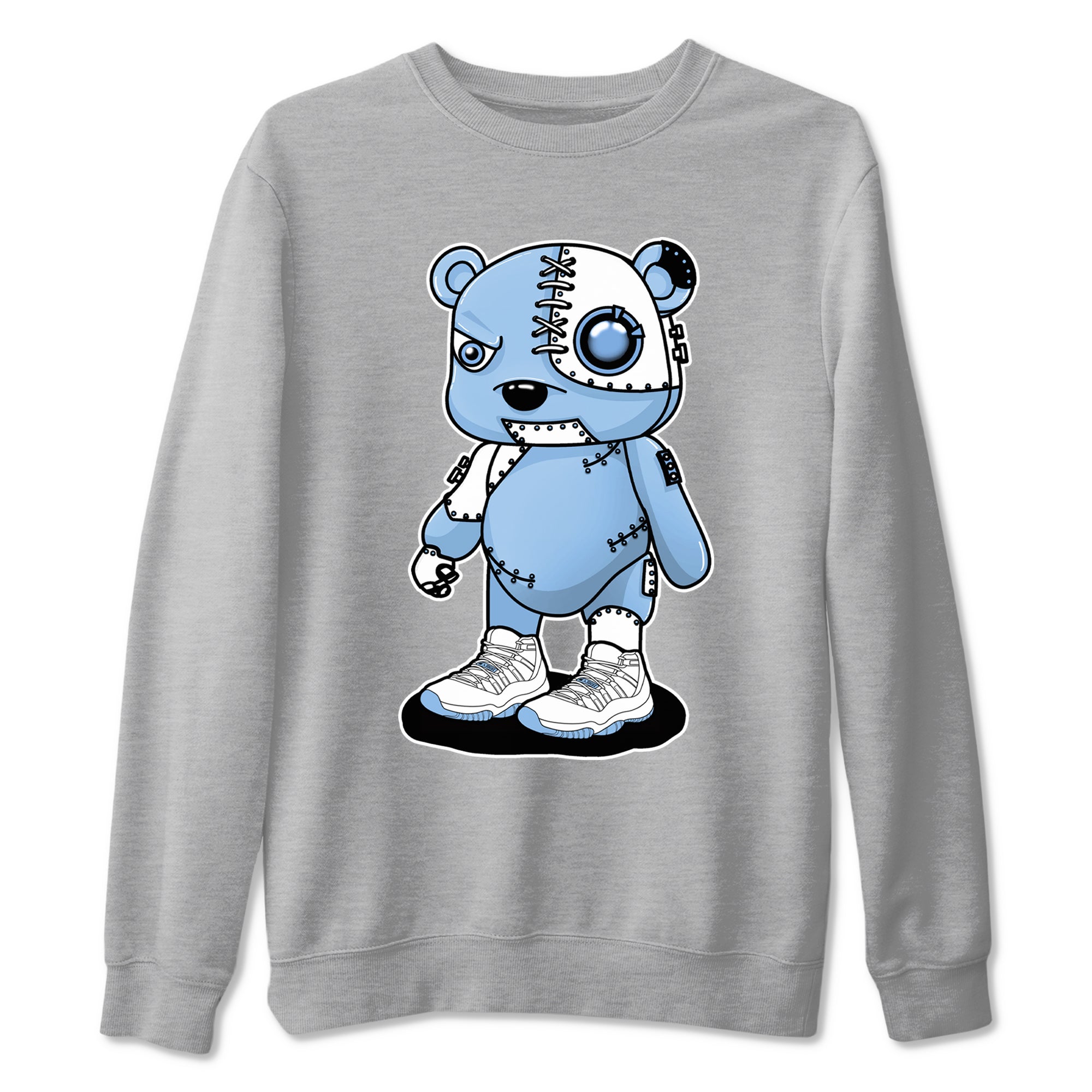 Cyborg Bear Sneaker Tees - Air Jordan 11 Legend Blue