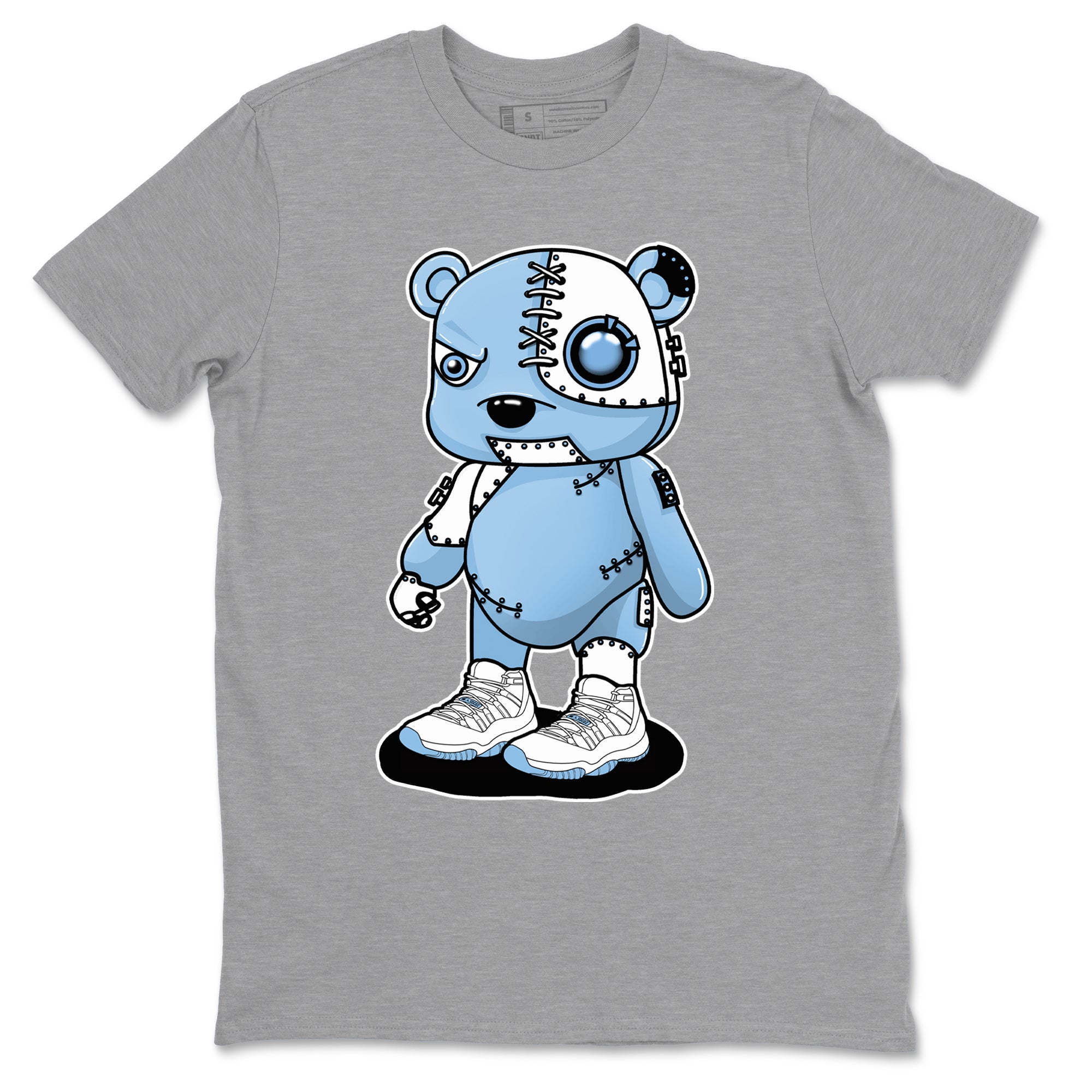 Cyborg Bear Sneaker Tees - Air Jordan 11 Legend Blue