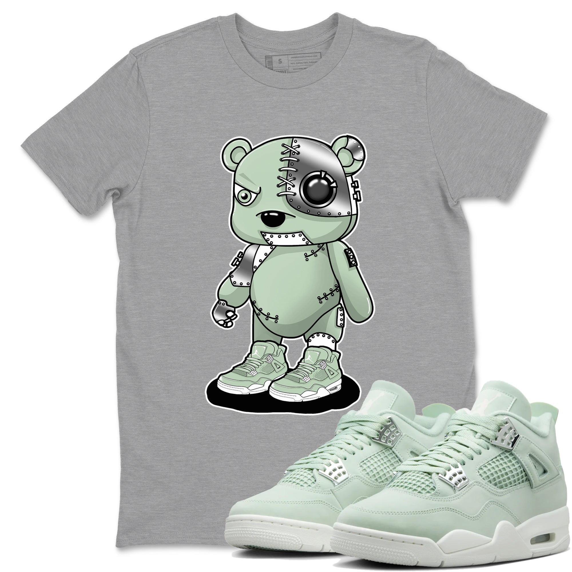 Cyborg Bear Sneaker Tees - Air Jordan 4 Abundance