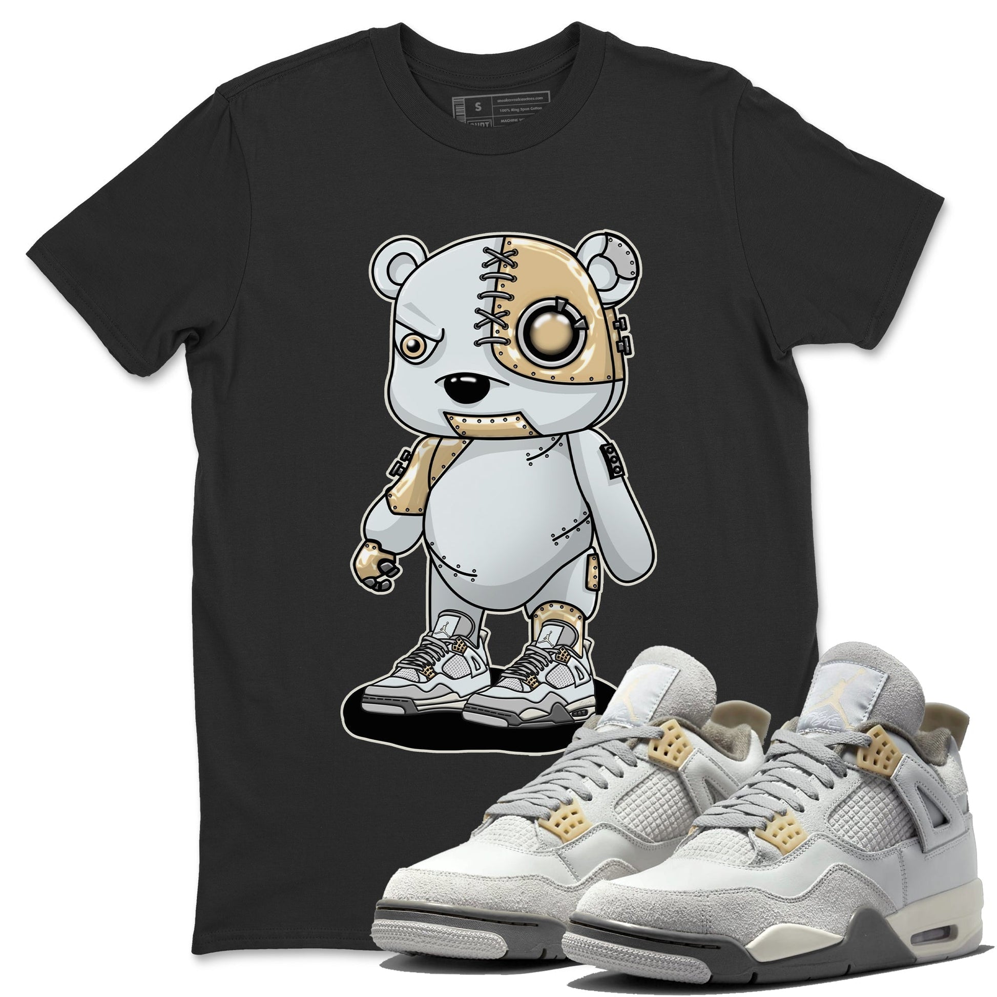 Cyborg Bear Unisex Tops - Air Jordan 4 Craft