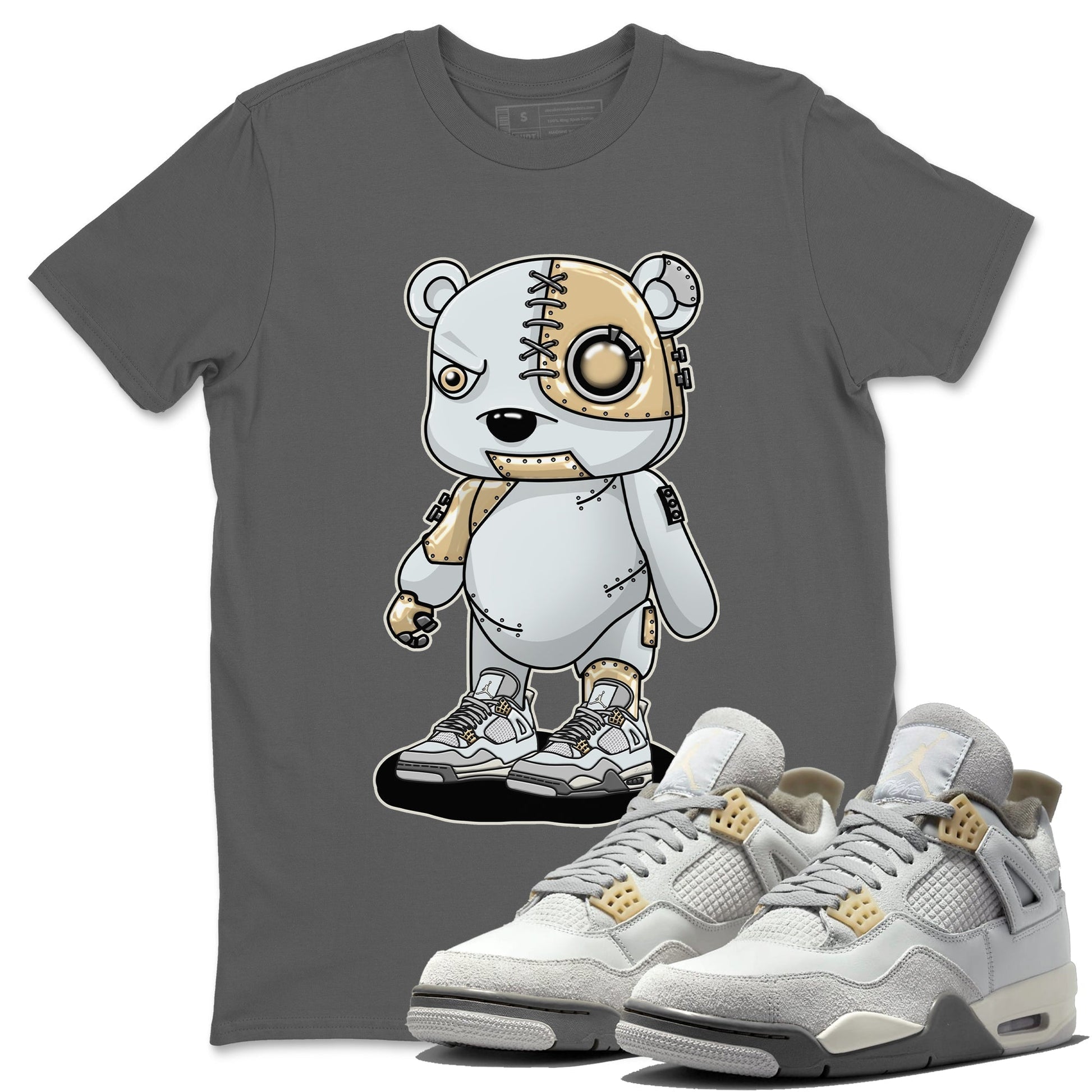 Cyborg Bear Unisex Tops - Air Jordan 4 Craft