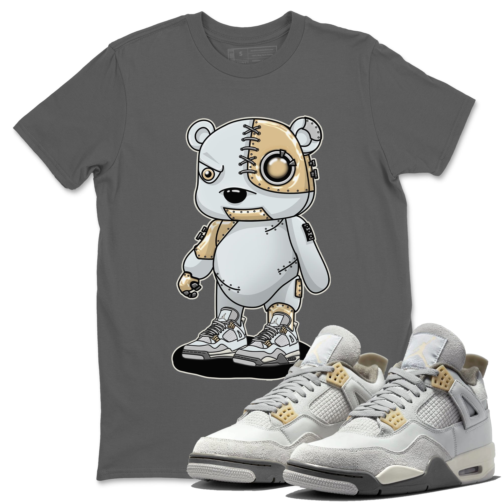 Cyborg Bear Unisex Tops - Air Jordan 4 Craft