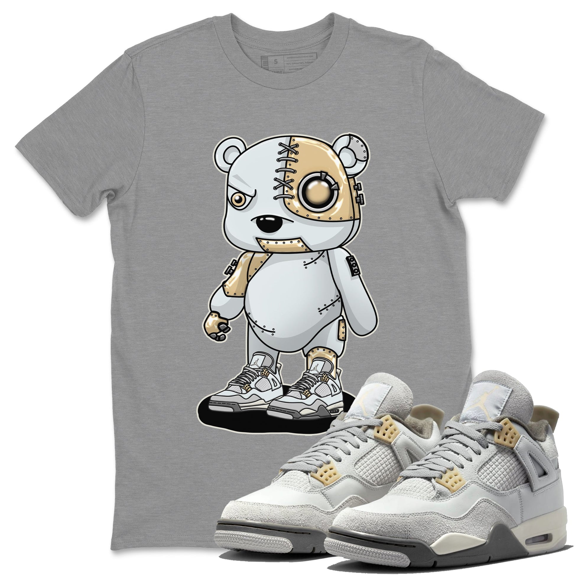 Cyborg Bear Unisex Tops - Air Jordan 4 Craft