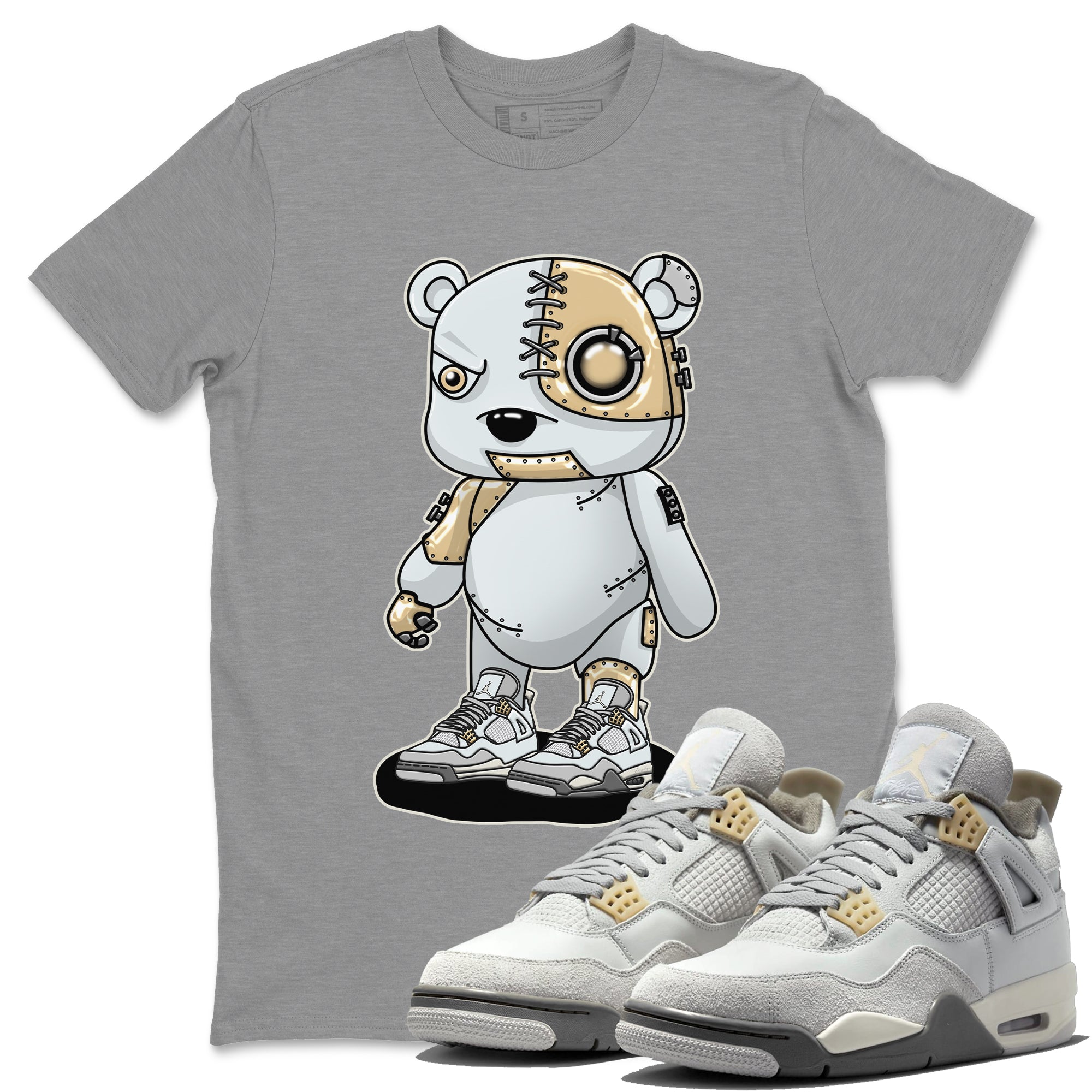 Cyborg Bear Unisex Tops - Air Jordan 4 Craft