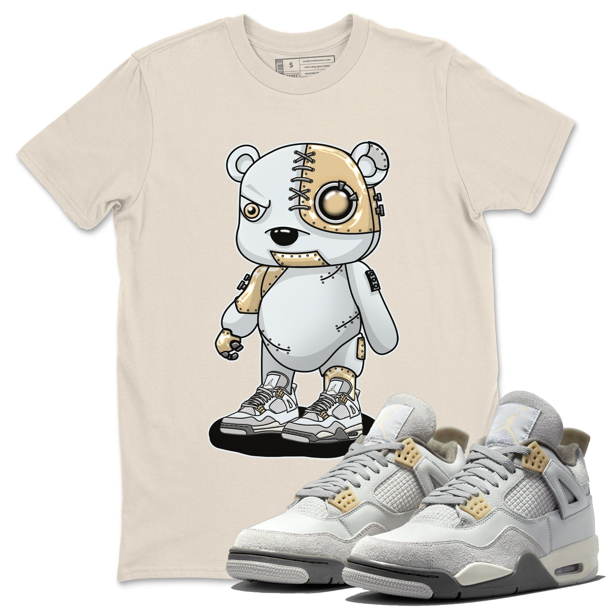 Cyborg Bear Unisex Tops - Air Jordan 4 Craft