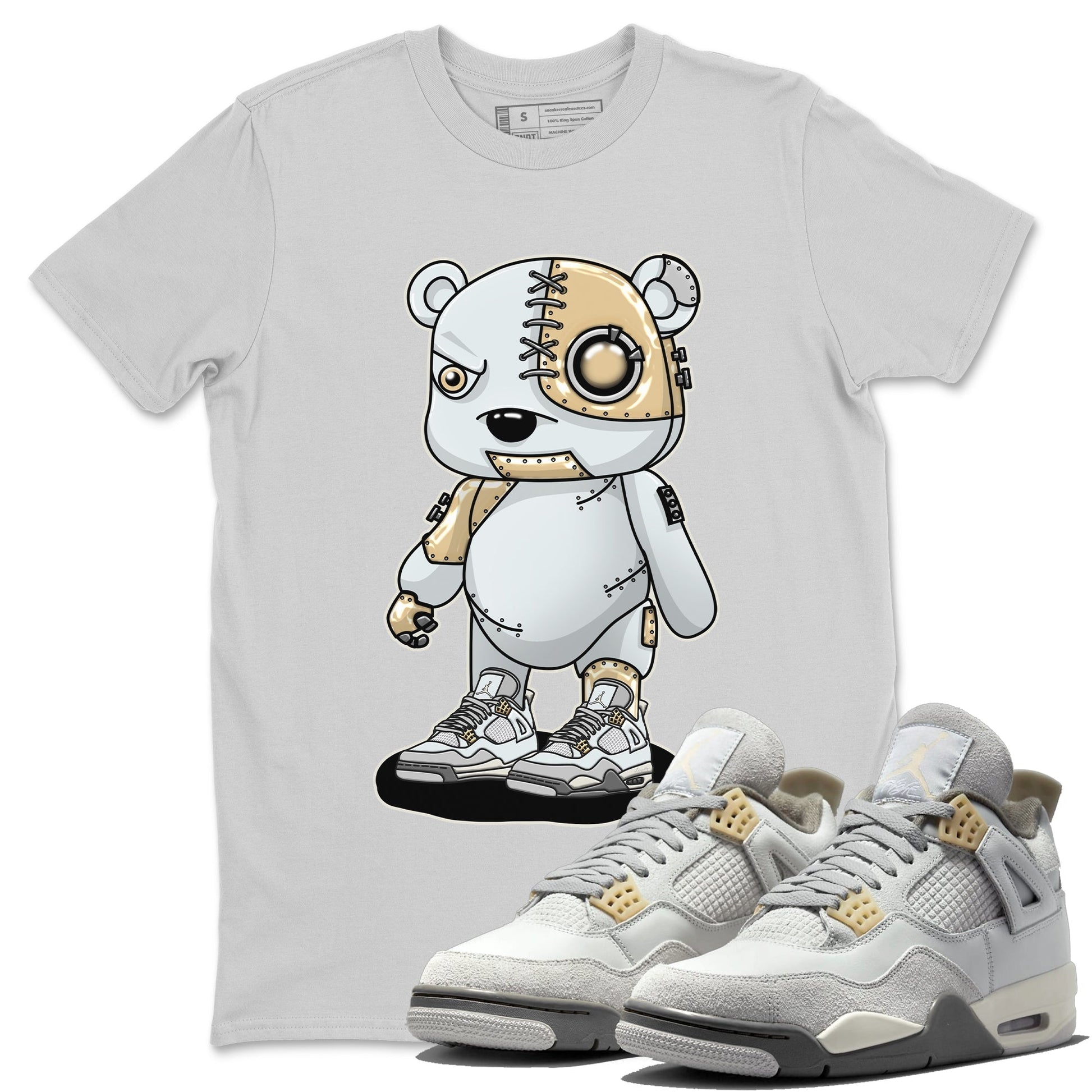 Cyborg Bear Unisex Tops - Air Jordan 4 Craft