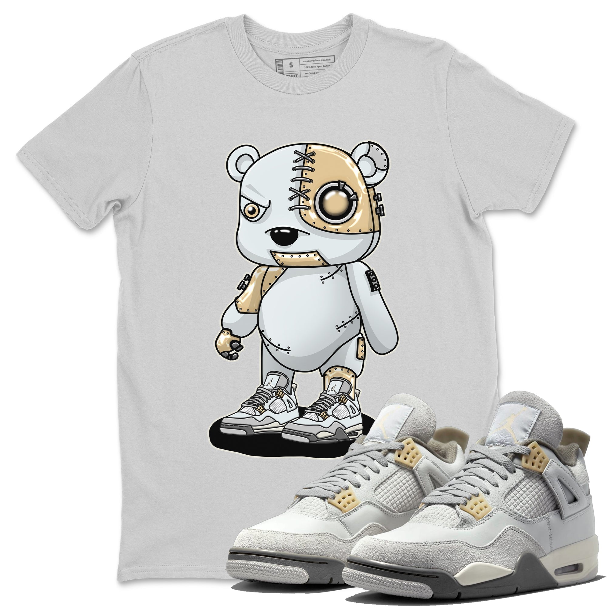 Cyborg Bear Unisex Tops - Air Jordan 4 Craft