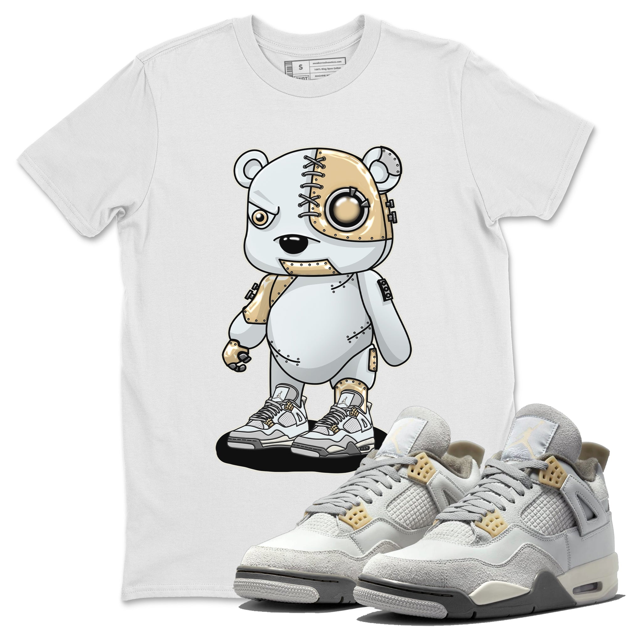 Cyborg Bear Unisex Tops - Air Jordan 4 Craft