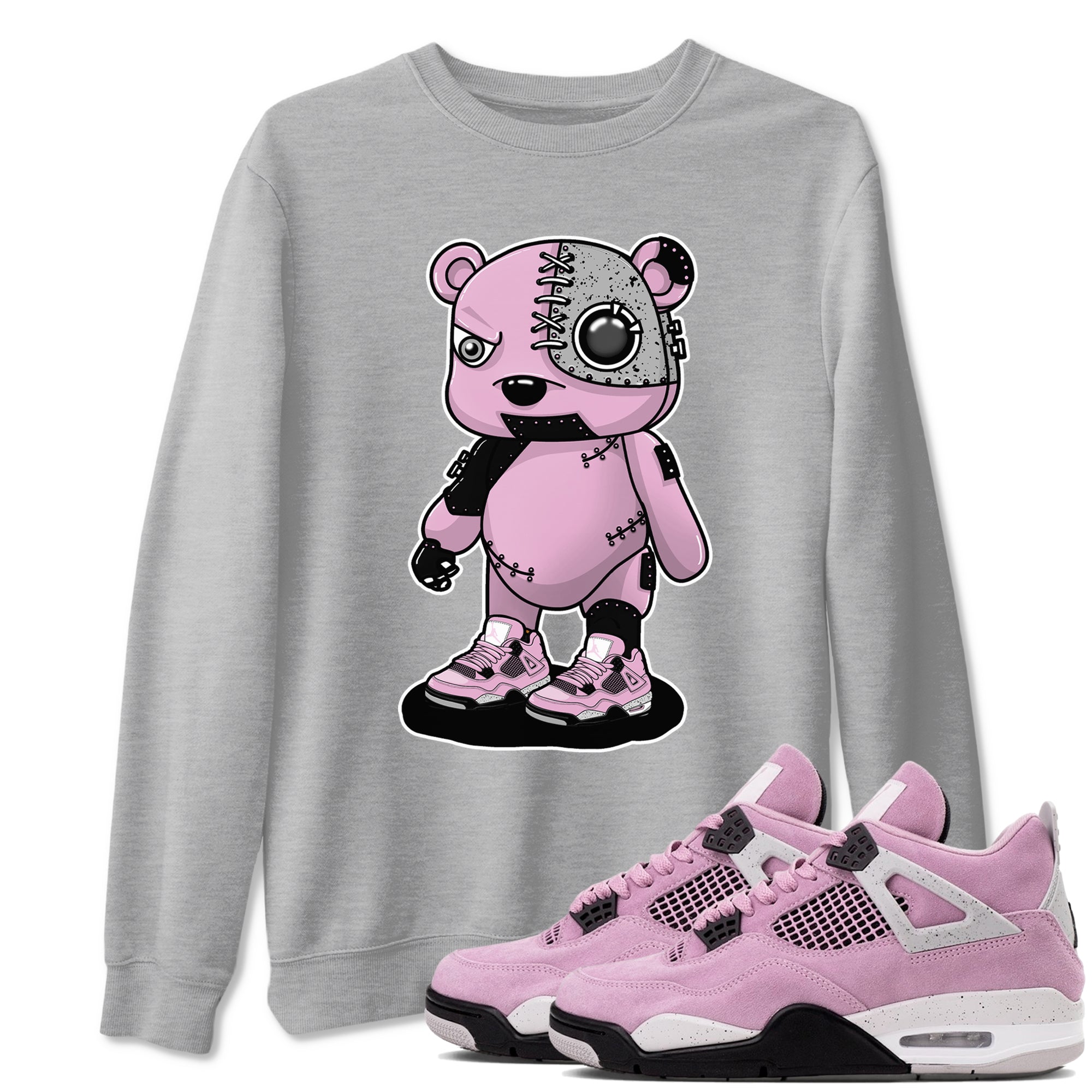 Cyborg Bear Sneaker Tees - Air Jordan 4 Orchid