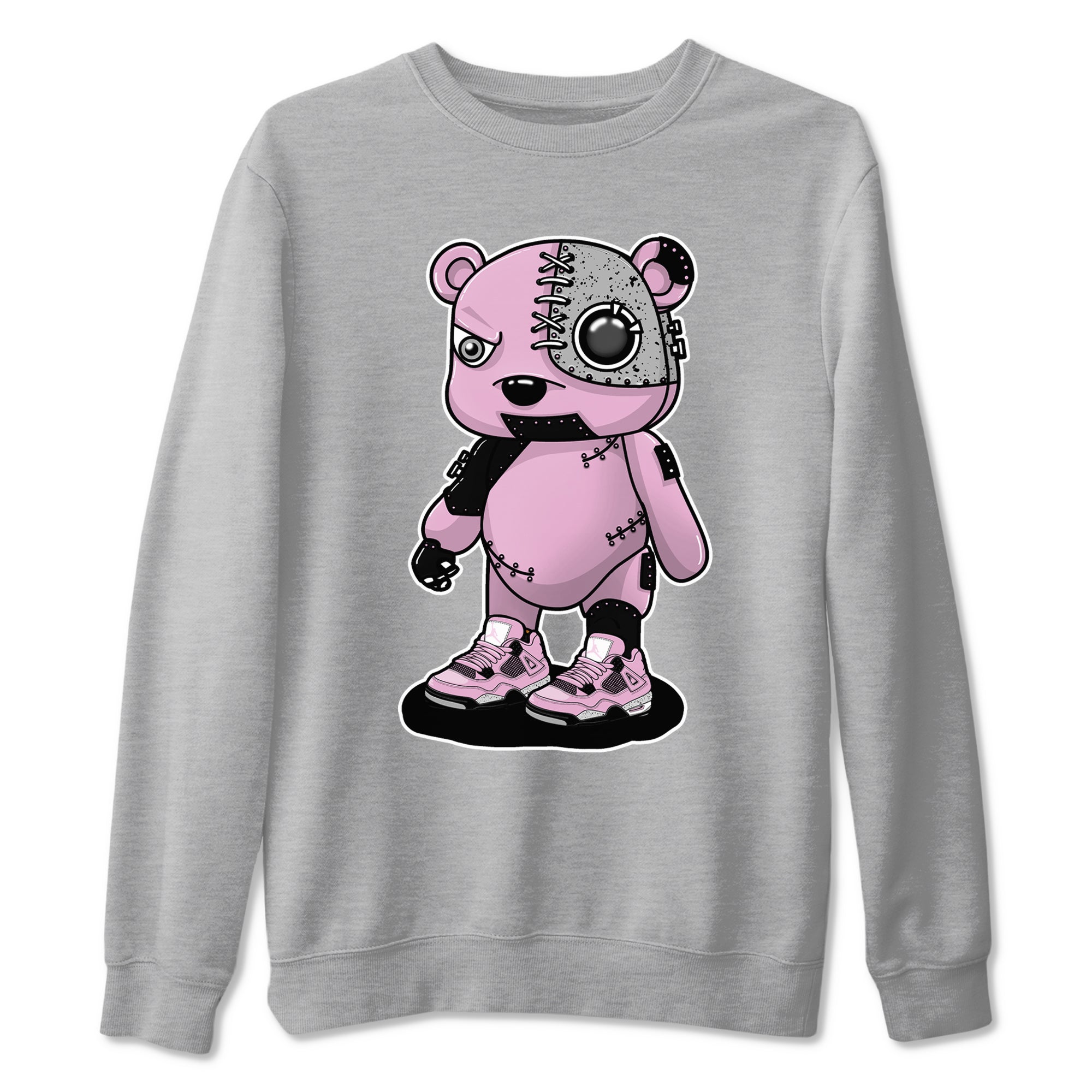 Cyborg Bear Sneaker Tees - Air Jordan 4 Orchid