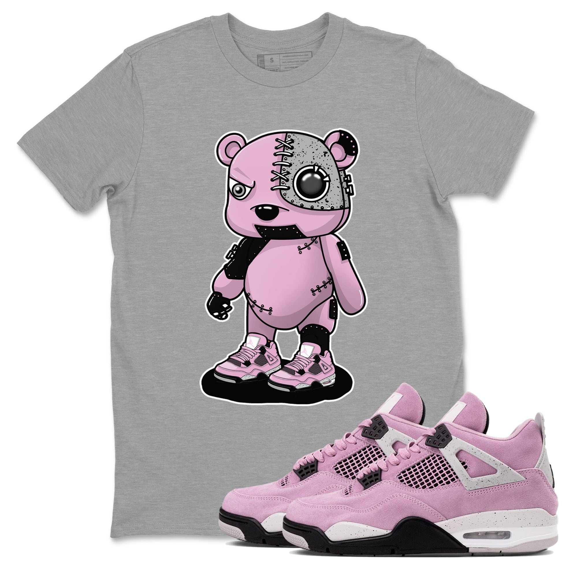 Cyborg Bear Sneaker Tees - Air Jordan 4 Orchid