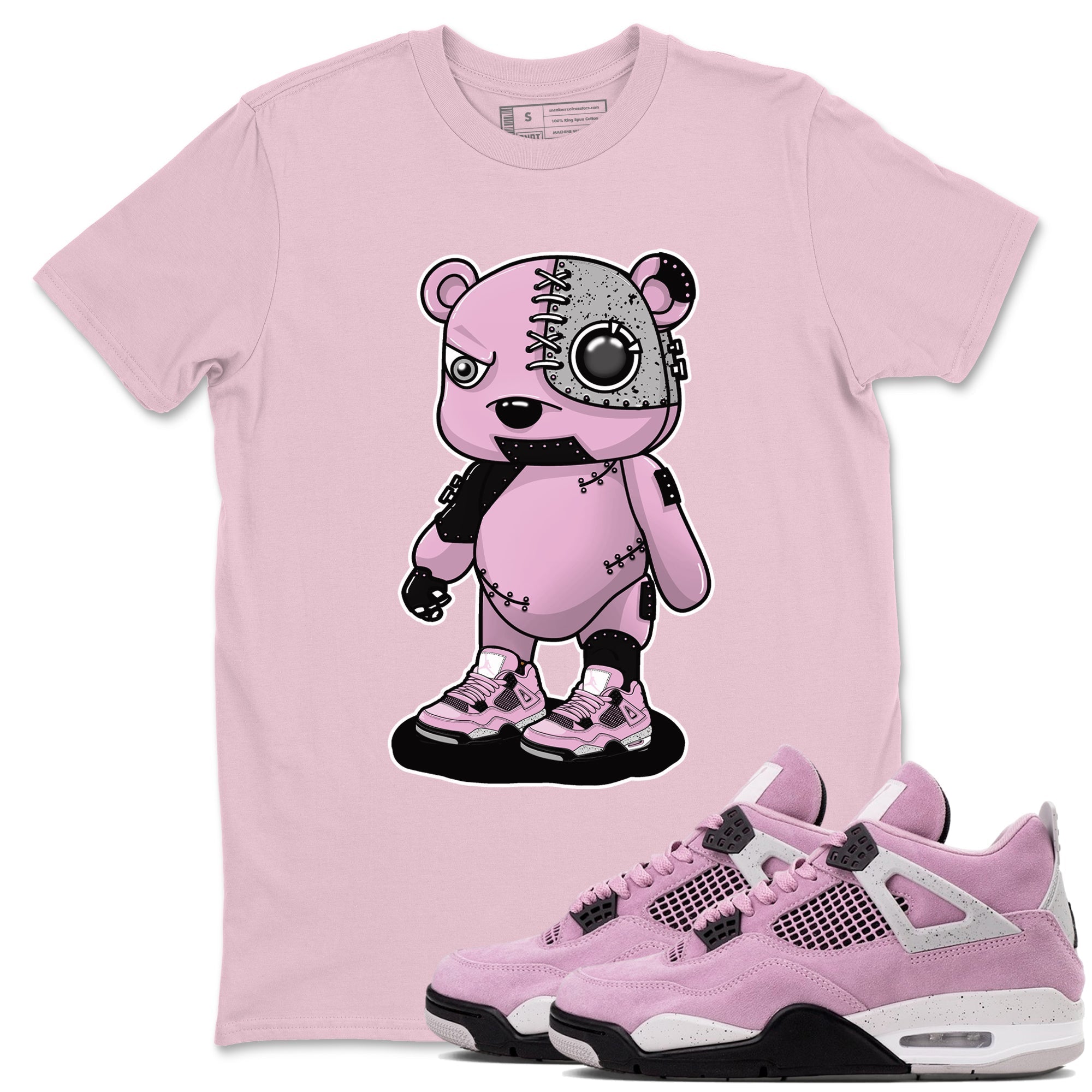 Cyborg Bear Sneaker Tees - Air Jordan 4 Orchid