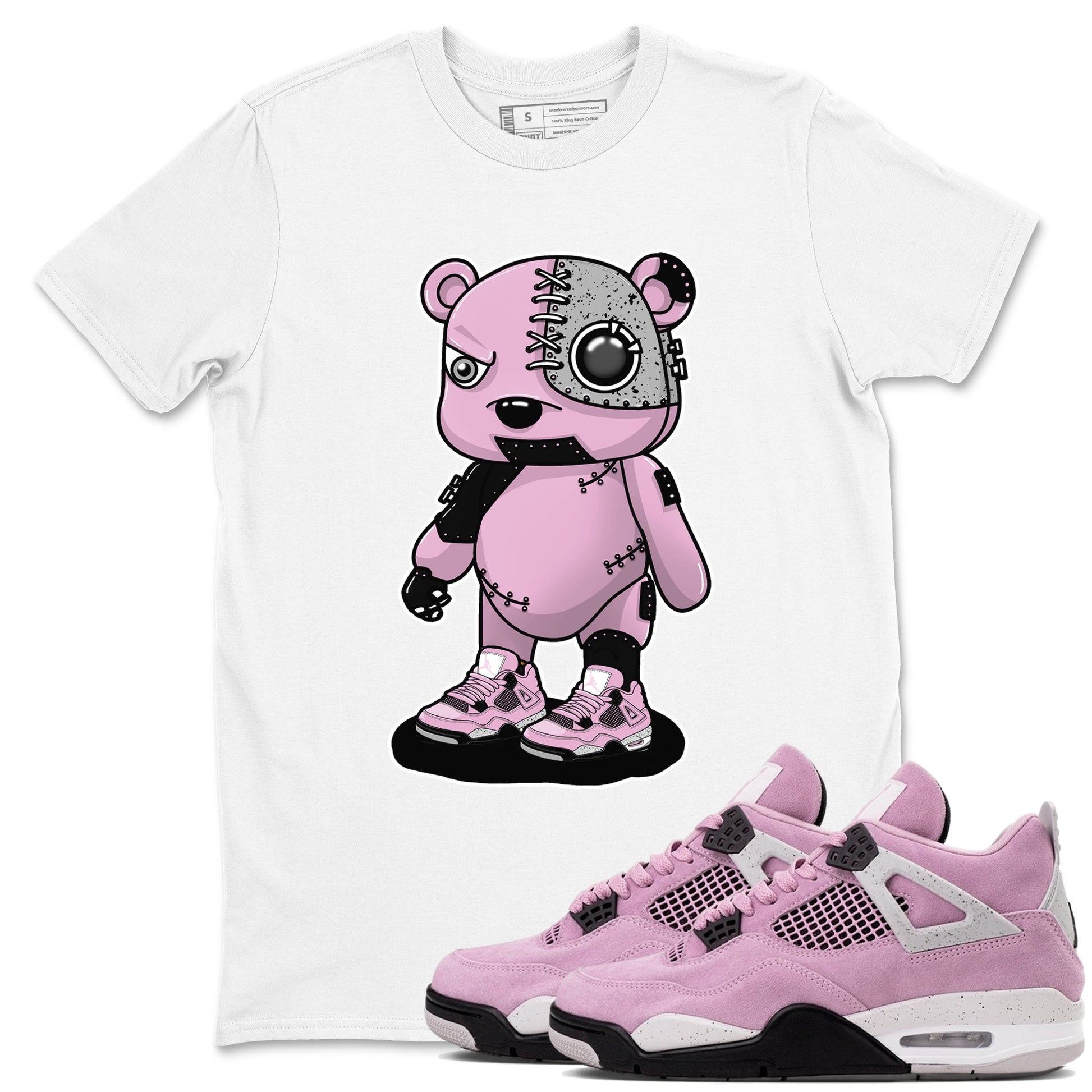 Cyborg Bear Sneaker Tees - Air Jordan 4 Orchid