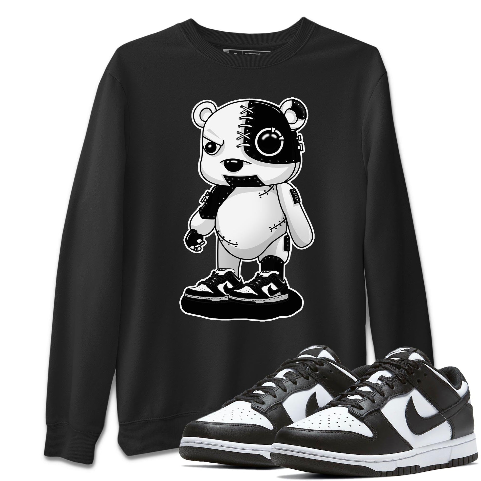 Cyborg Bear Unisex Tops - Dunk Panda