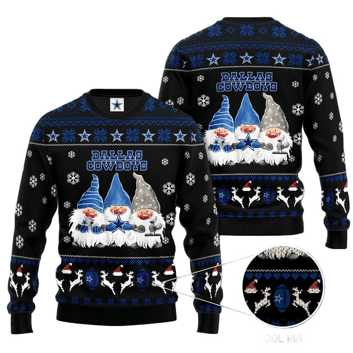Dallas Cowboys Gnome De Noel Christmas Ugly Sweater ? Usalast