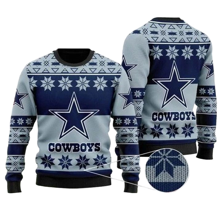 Dallas Cowboys Wool Ugly Christmas Sweater ? Usalast