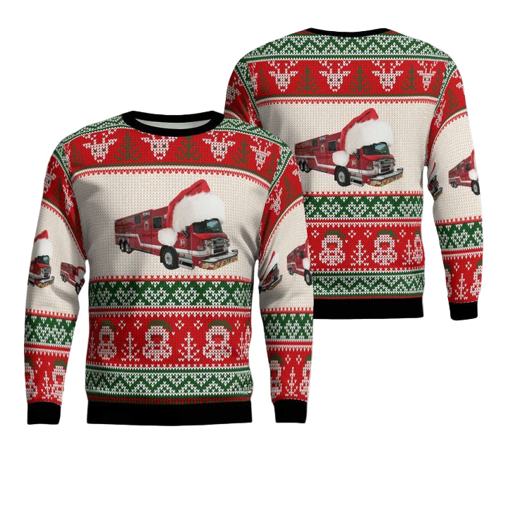 Dallas Fire Station 19 AOP Sweater ? Usalast