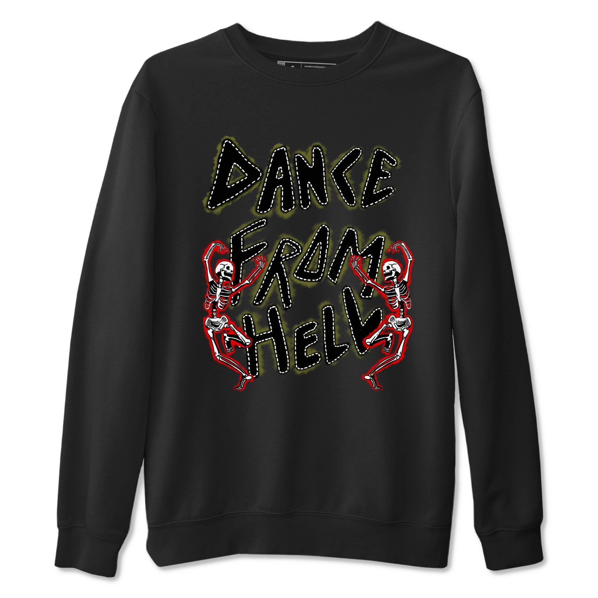 Dance From Hell Sneaker Tees - Air Jordan 1 Travis Scott Medium Olive