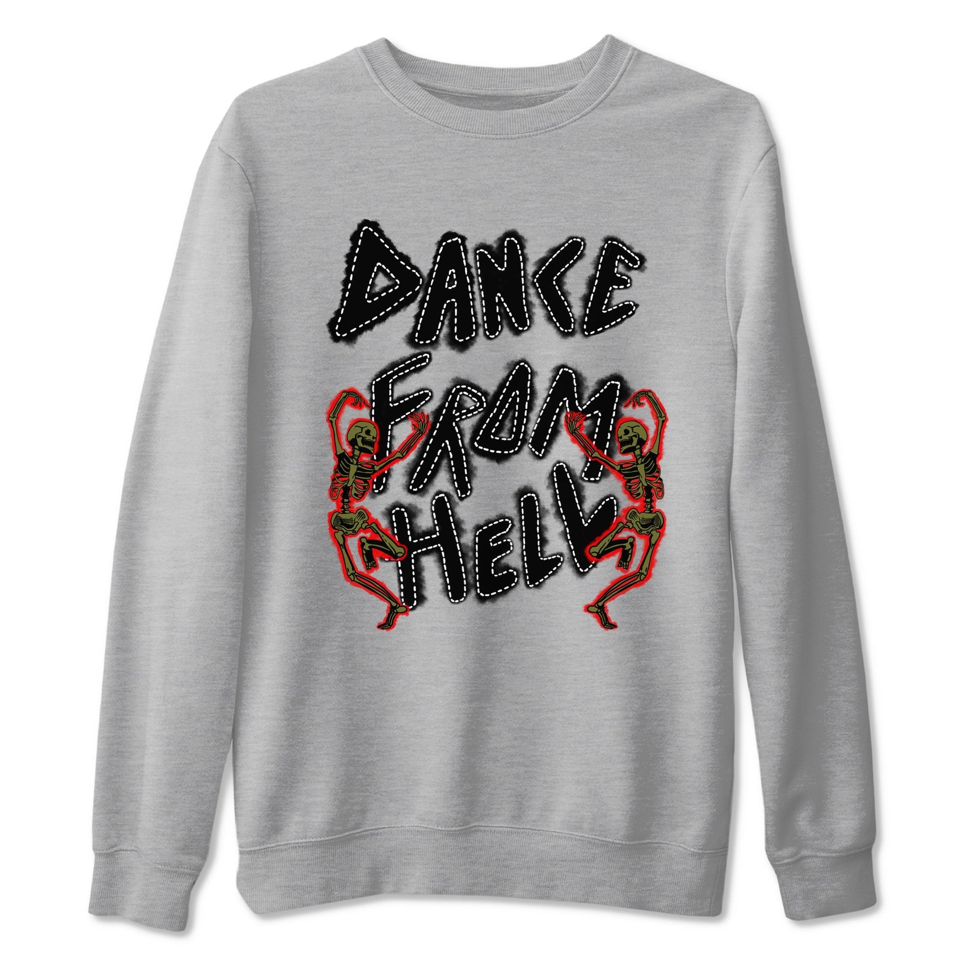 Dance From Hell Sneaker Tees - Air Jordan 1 Travis Scott Medium Olive