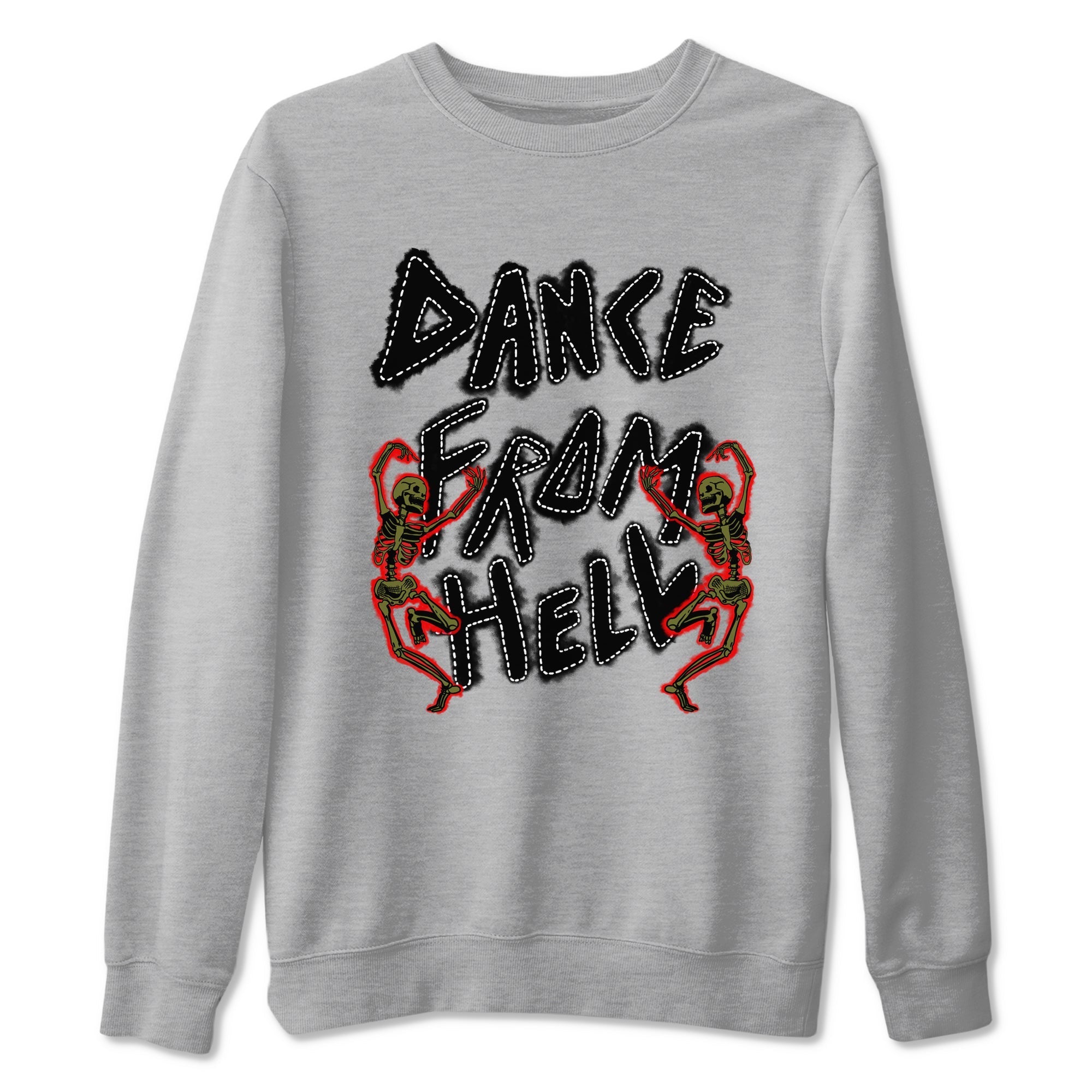 Dance From Hell Sneaker Tees - Air Jordan 1 Travis Scott Medium Olive