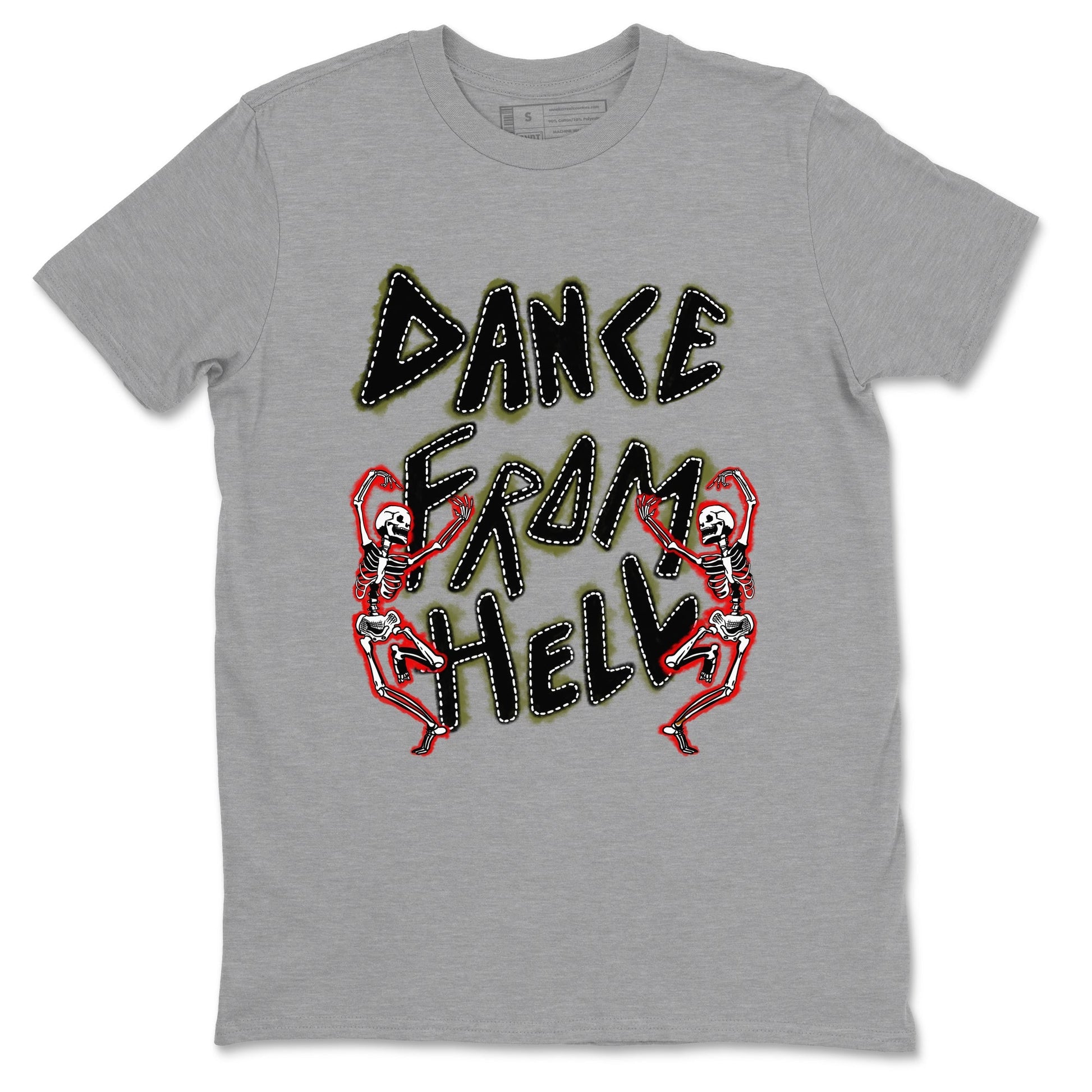 Dance From Hell Sneaker Tees - Air Jordan 1 Travis Scott Medium Olive