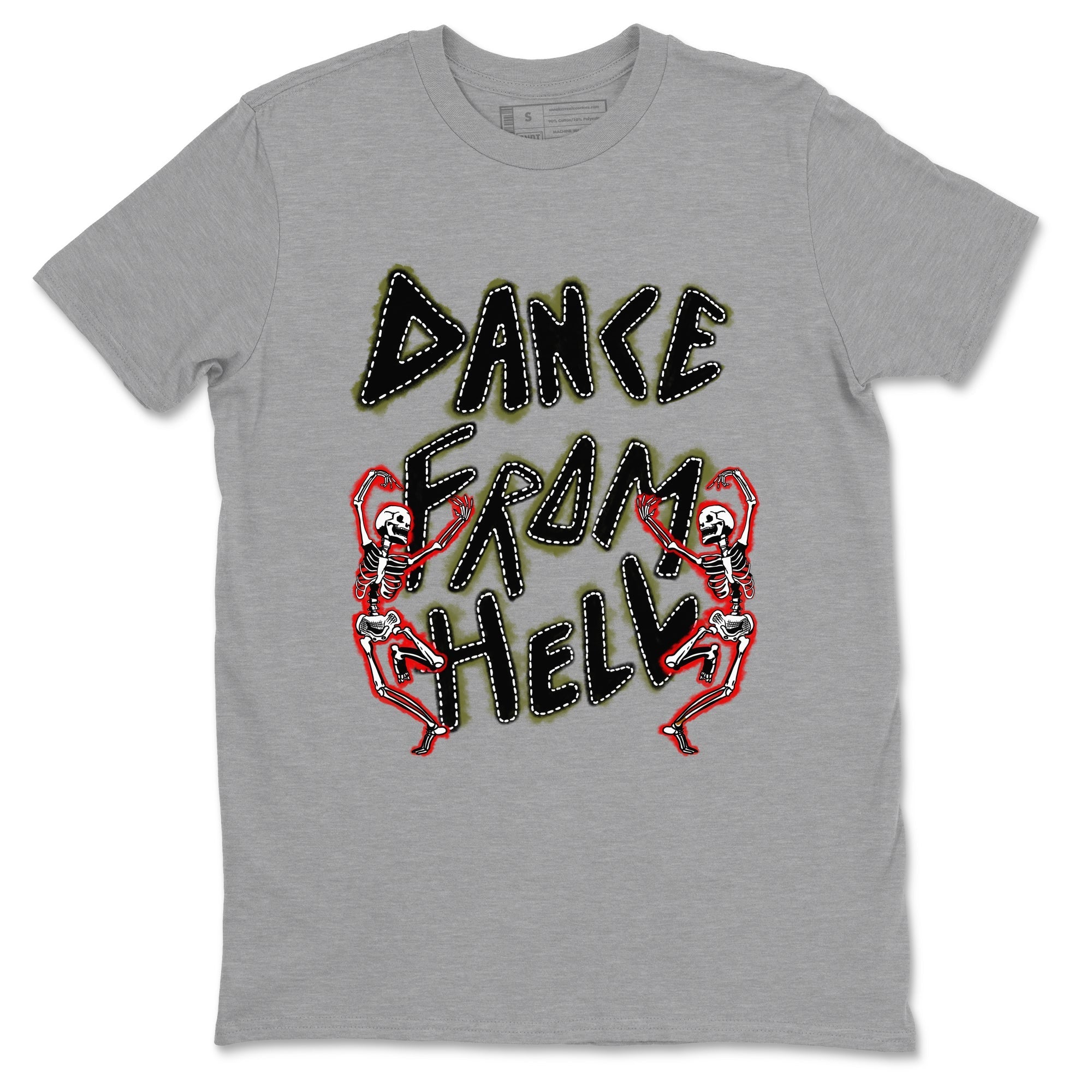 Dance From Hell Sneaker Tees - Air Jordan 1 Travis Scott Medium Olive