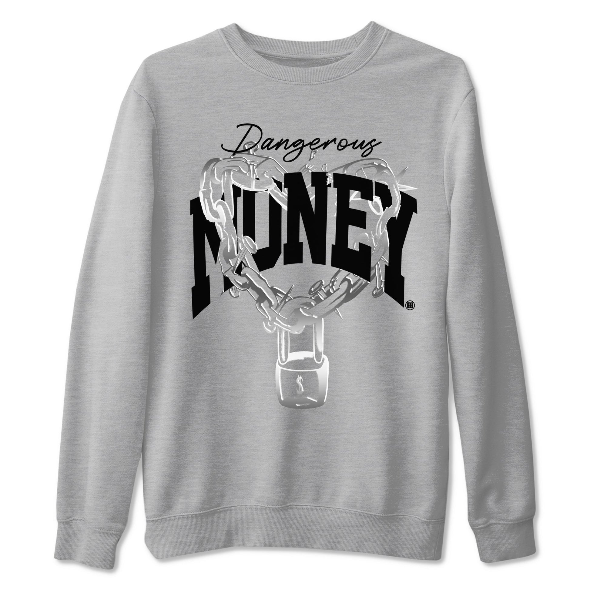 Dangerous Money Sneaker Tees - AE 1 Silver Metallic