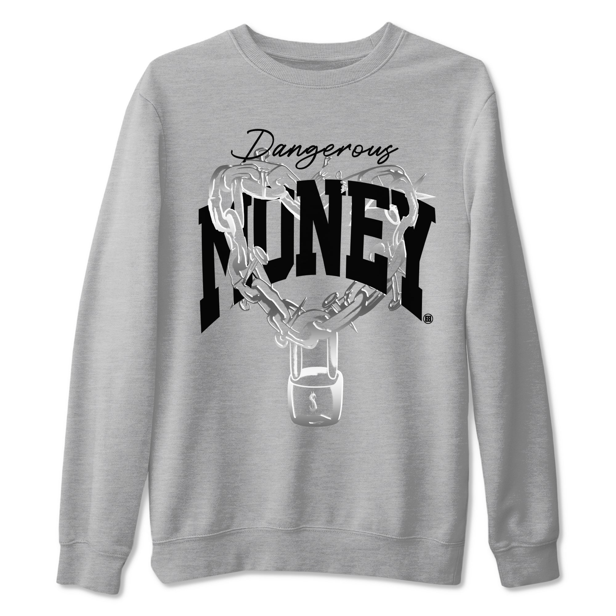Dangerous Money Sneaker Tees - AE 1 Silver Metallic