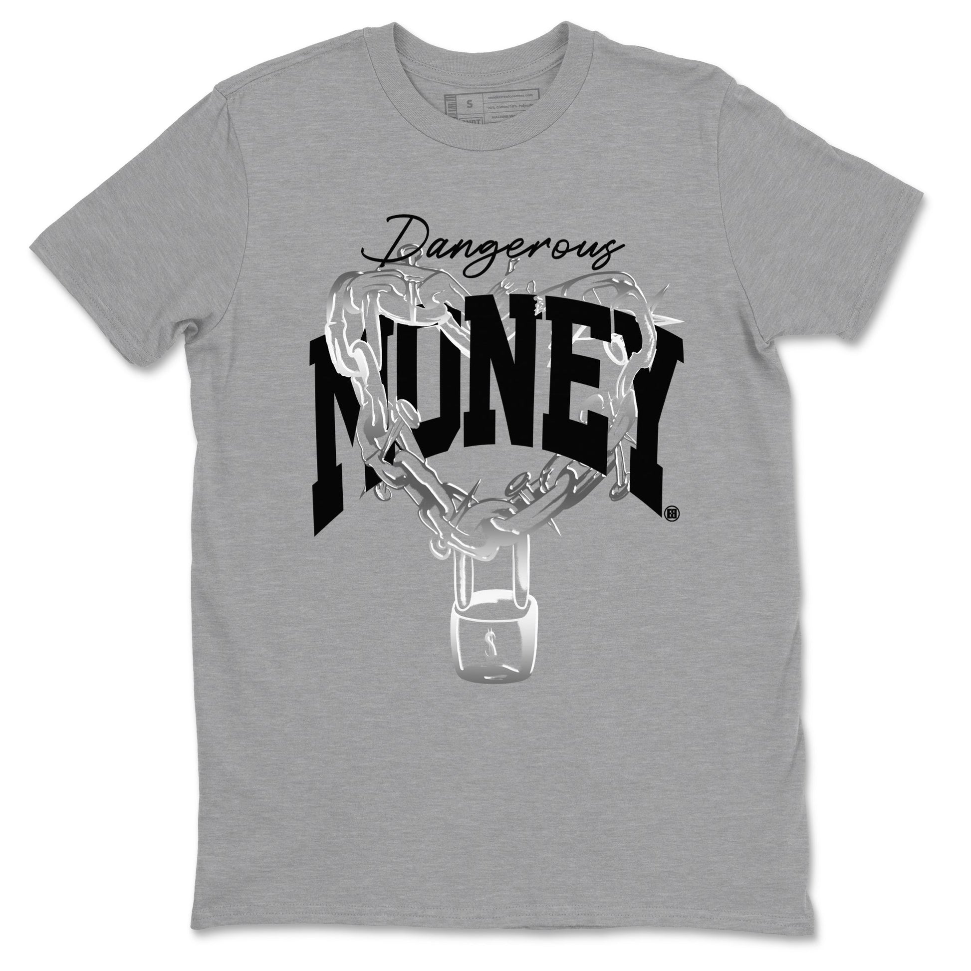 Dangerous Money Sneaker Tees - AE 1 Silver Metallic