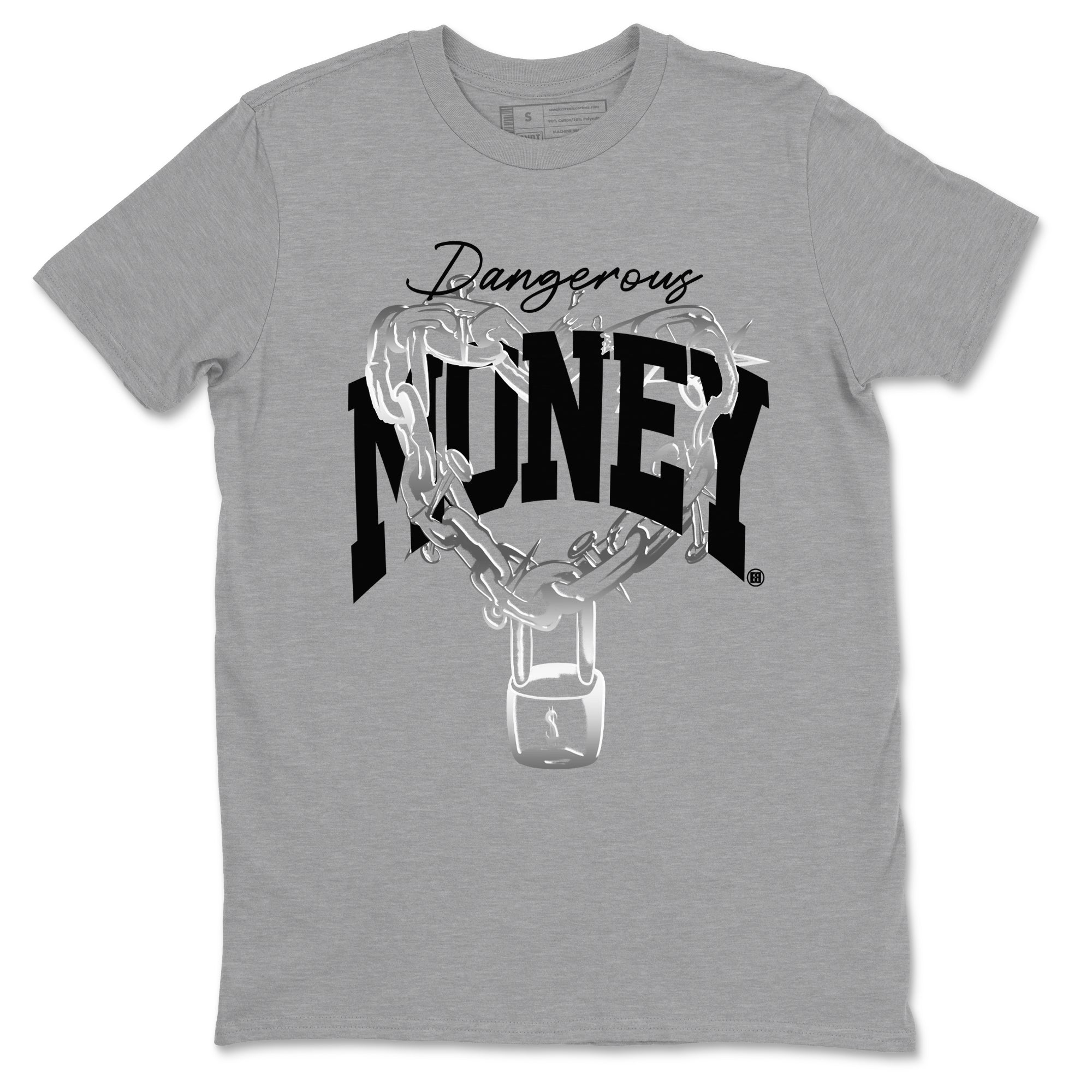 Dangerous Money Sneaker Tees - AE 1 Silver Metallic