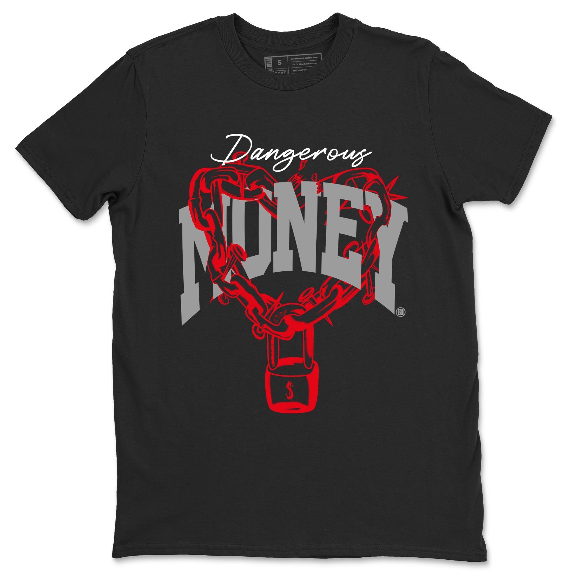 Dangerous Money Sneaker Tees - Air Jordan 4 Bred Reimagined