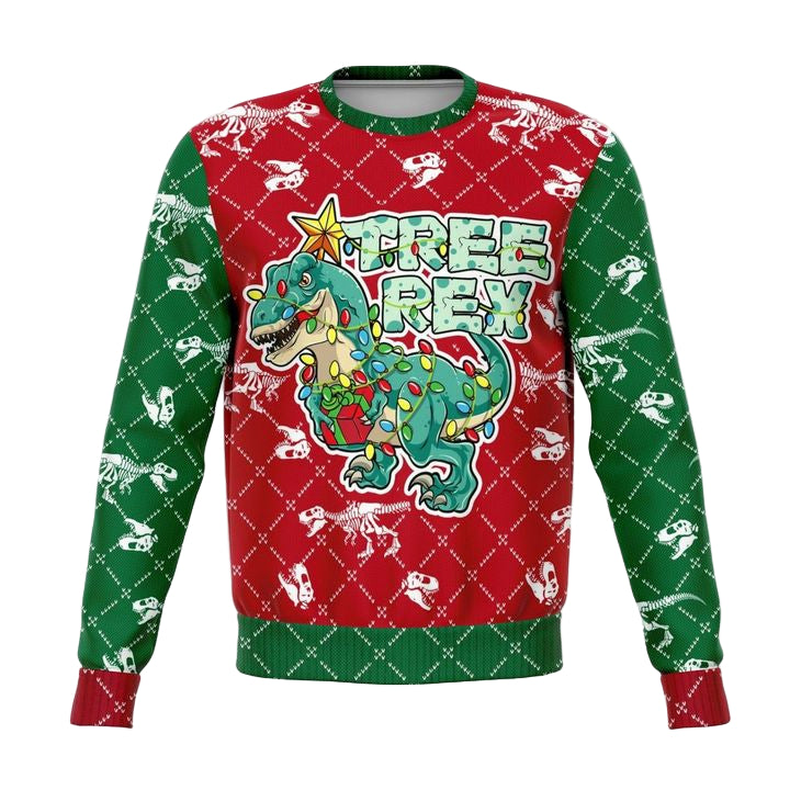 Dank Tree Rex Athletic Meme 2022 Design 3d Ugly Christmas Sweater ? Usalast