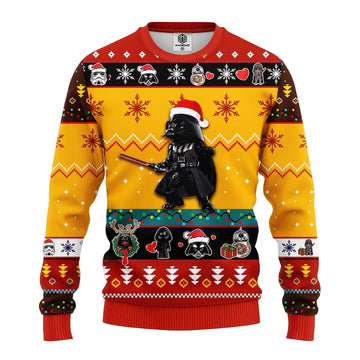 Darth Vader Cute Ugly Christmas Sweater Yellow 1 Amazing Gift Idea Thanksgiving Gift ? Usalast