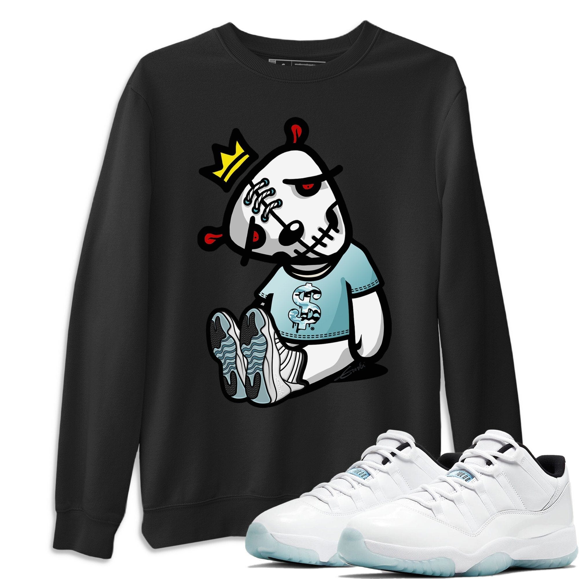 Dead Dolls Unisex Tops - Air Jordan 11 Legend Blue