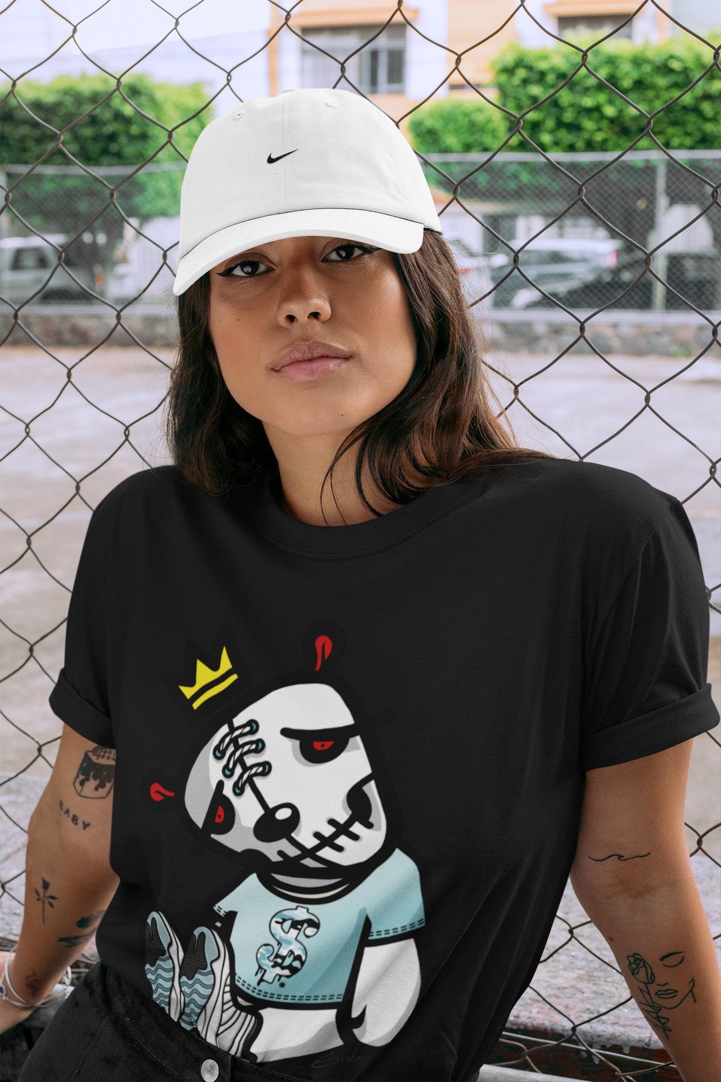 Dead Dolls Unisex Tops - Air Jordan 11 Legend Blue