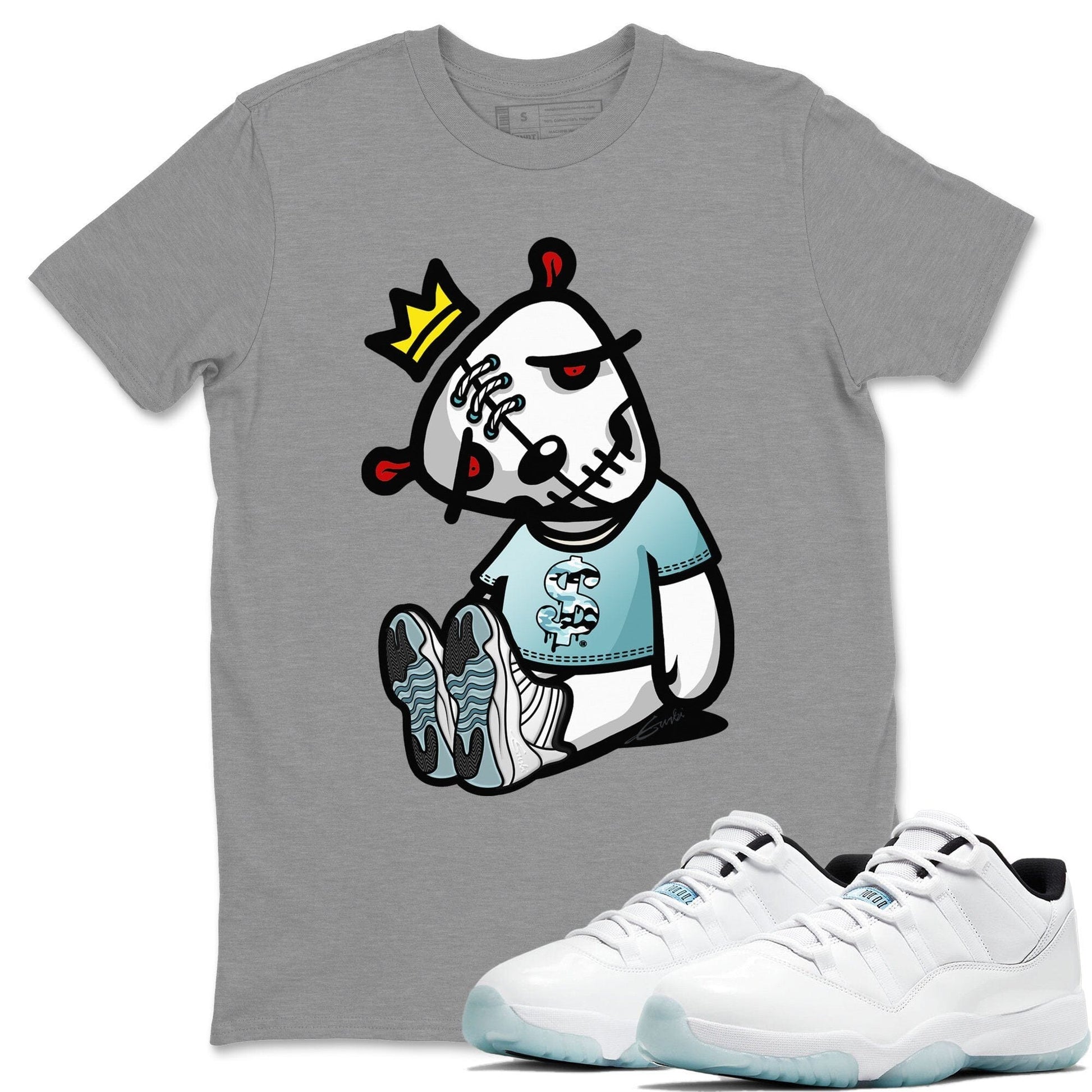 Dead Dolls Unisex Tops - Air Jordan 11 Legend Blue