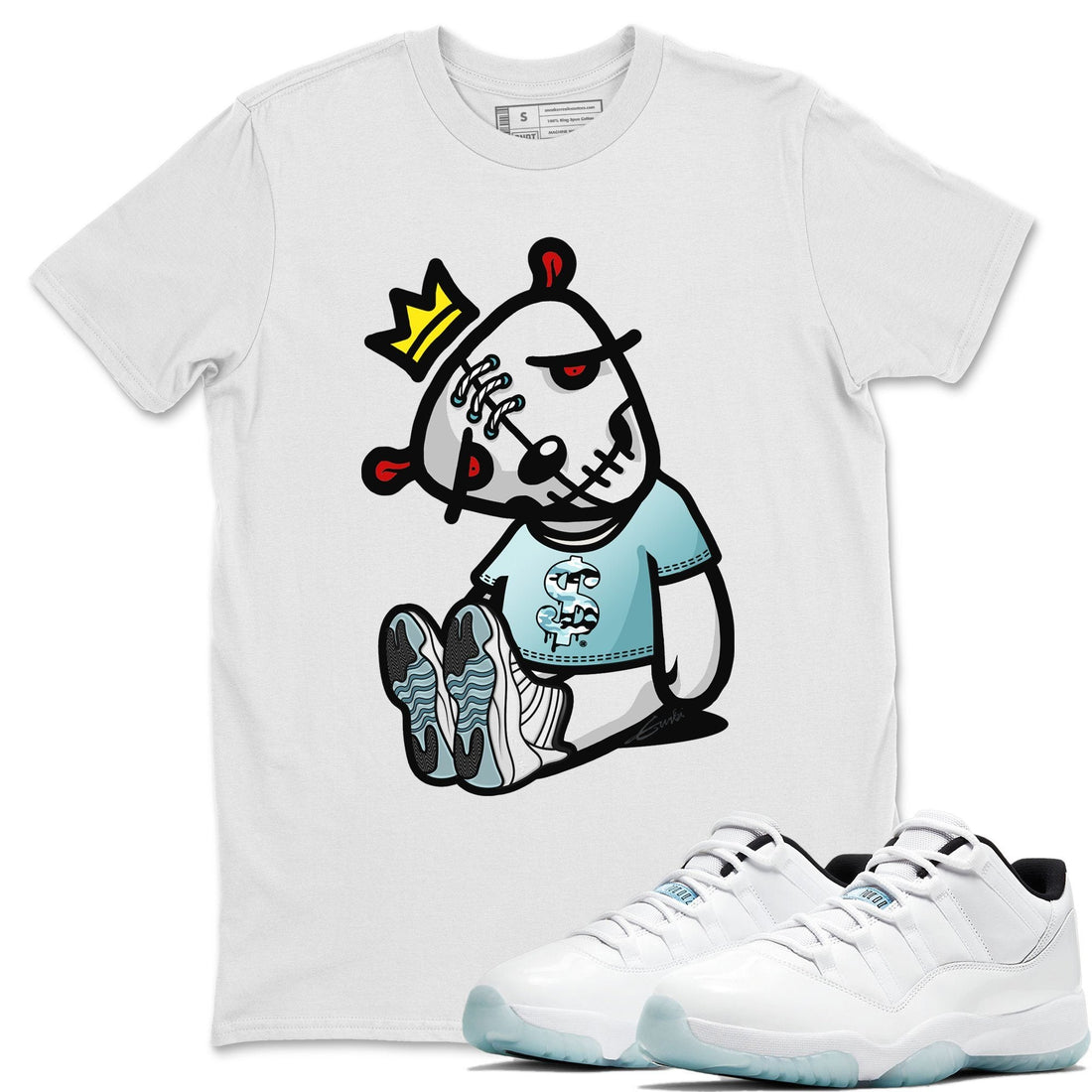 Dead Dolls Unisex Tops - Air Jordan 11 Legend Blue
