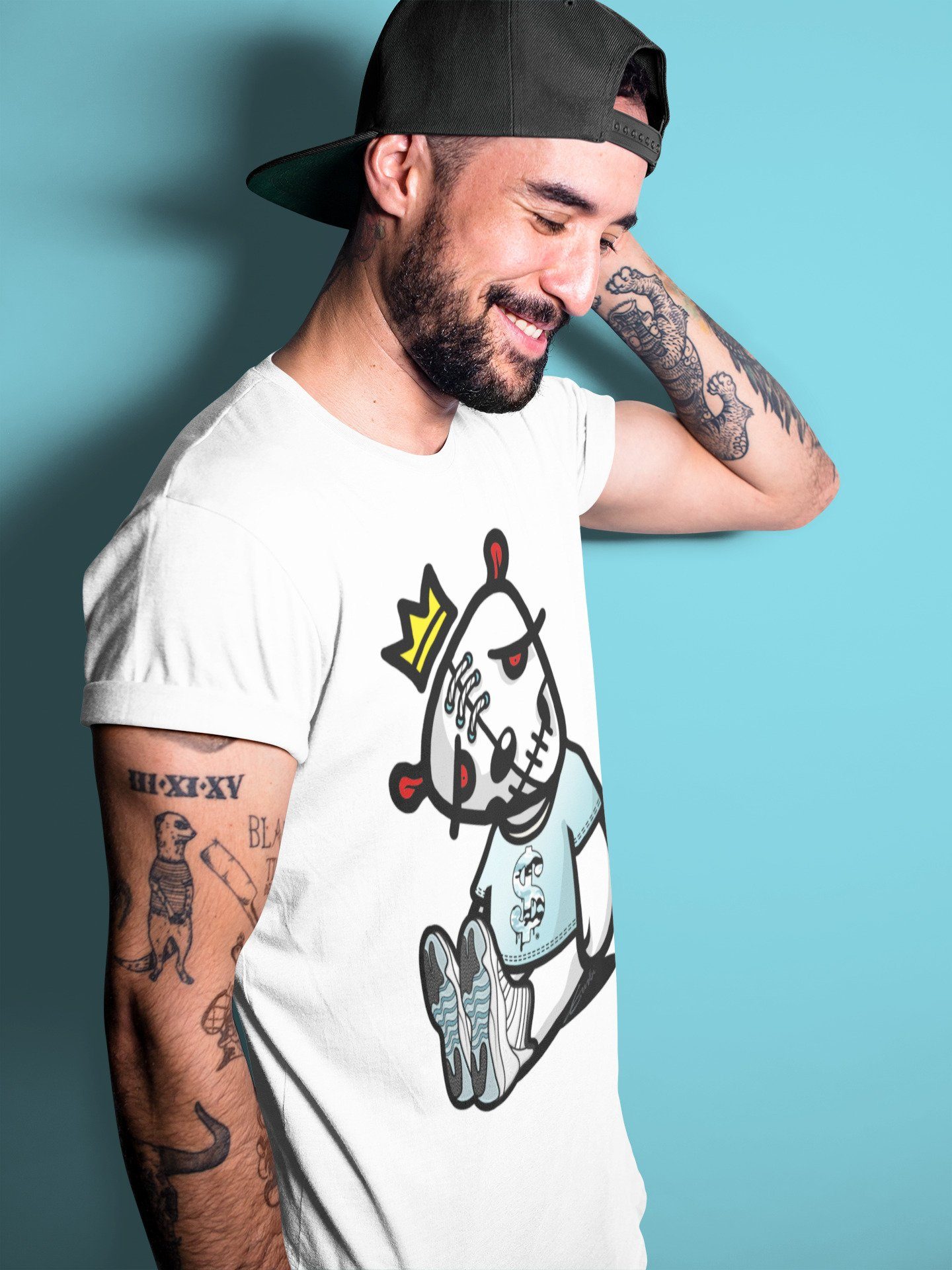 Dead Dolls Unisex Tops - Air Jordan 11 Legend Blue