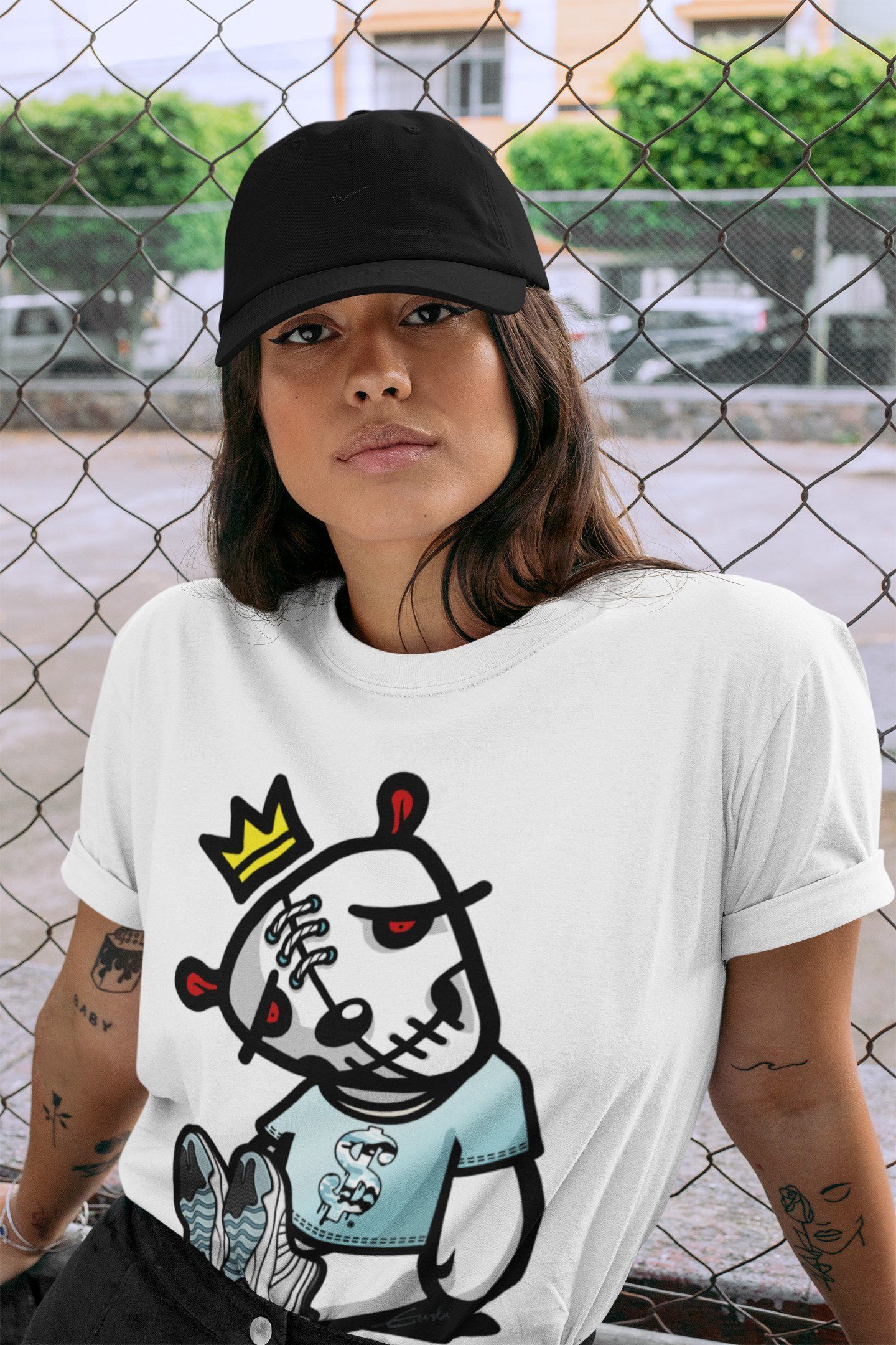 Dead Dolls Unisex Tops - Air Jordan 11 Legend Blue