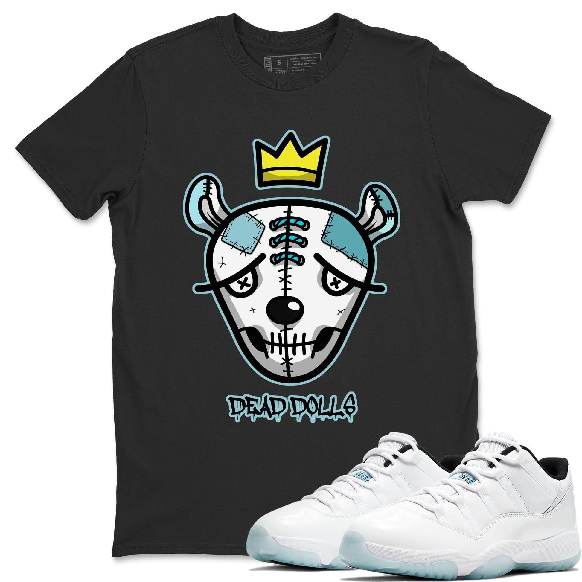 Dead Dolls Face Unisex Tops - Air Jordan 11 Legend Blue