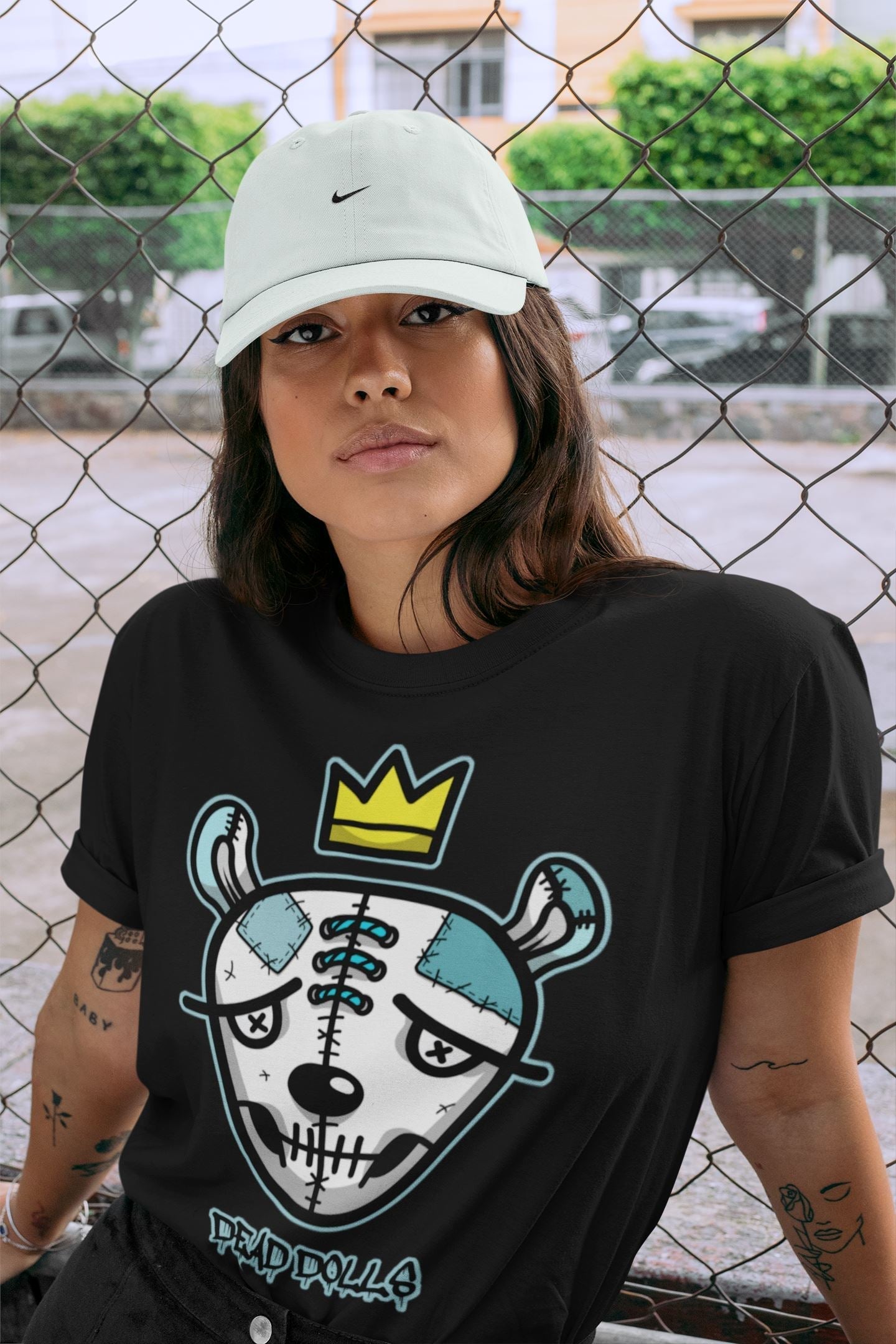 Dead Dolls Face Unisex Tops - Air Jordan 11 Legend Blue
