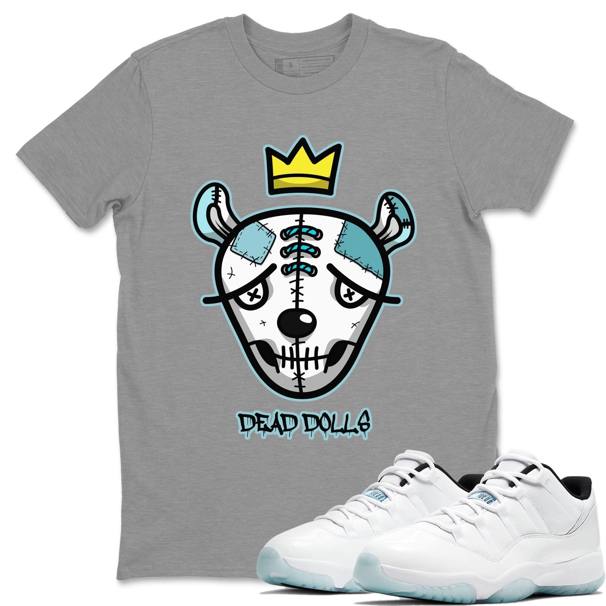 Dead Dolls Face Unisex Tops - Air Jordan 11 Legend Blue