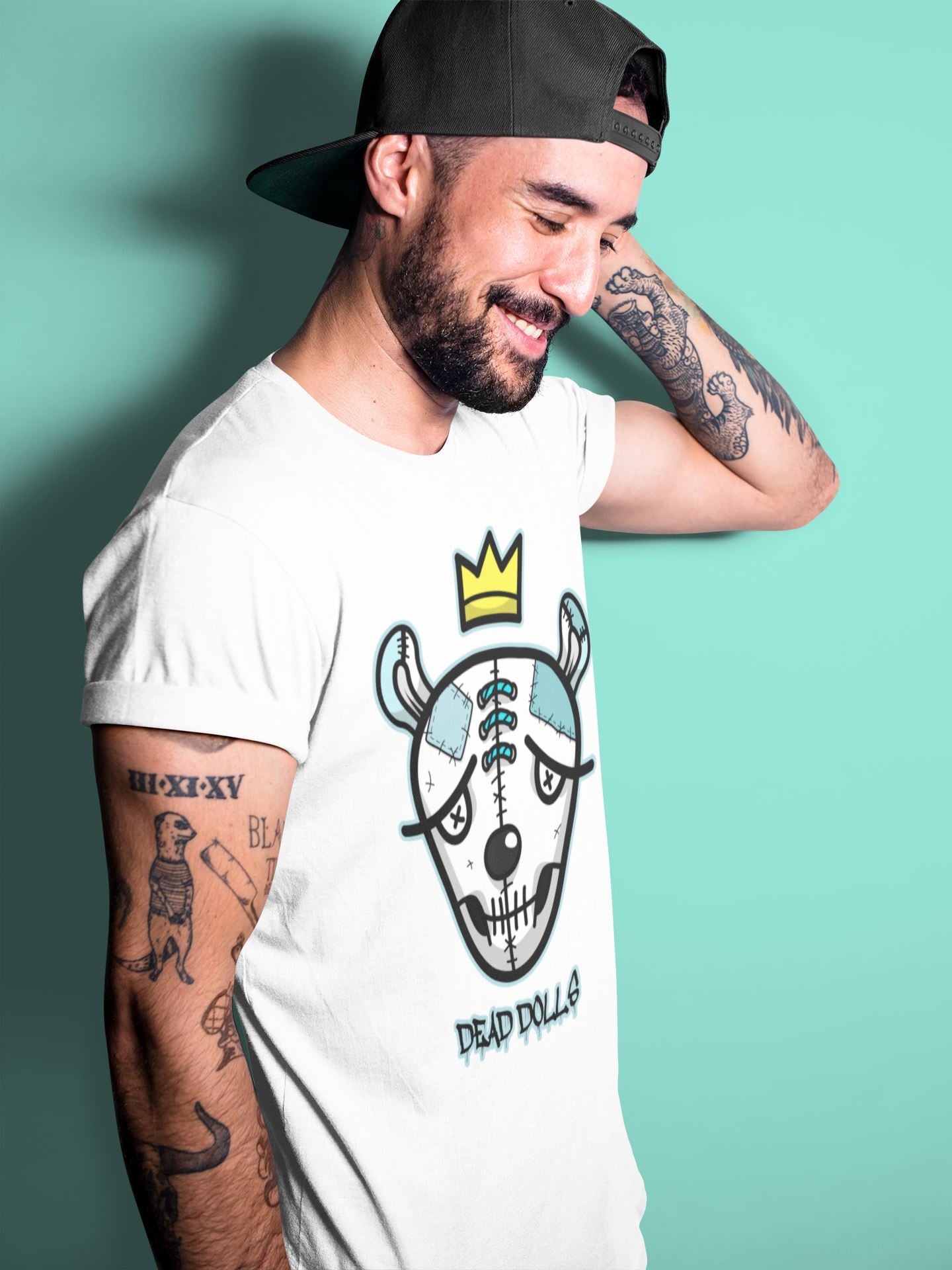 Dead Dolls Face Unisex Tops - Air Jordan 11 Legend Blue